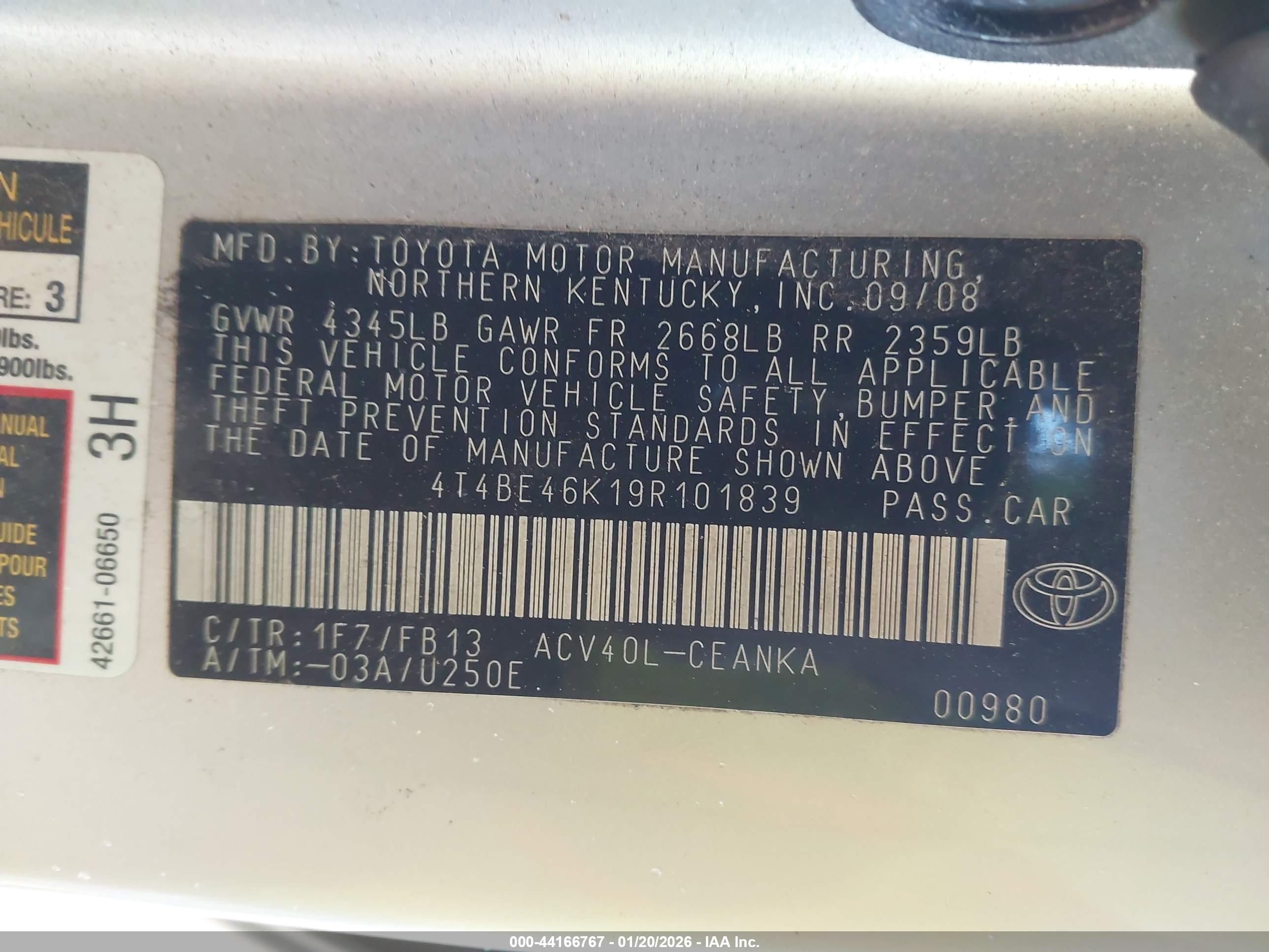 TOYOTA CAMRY image 9