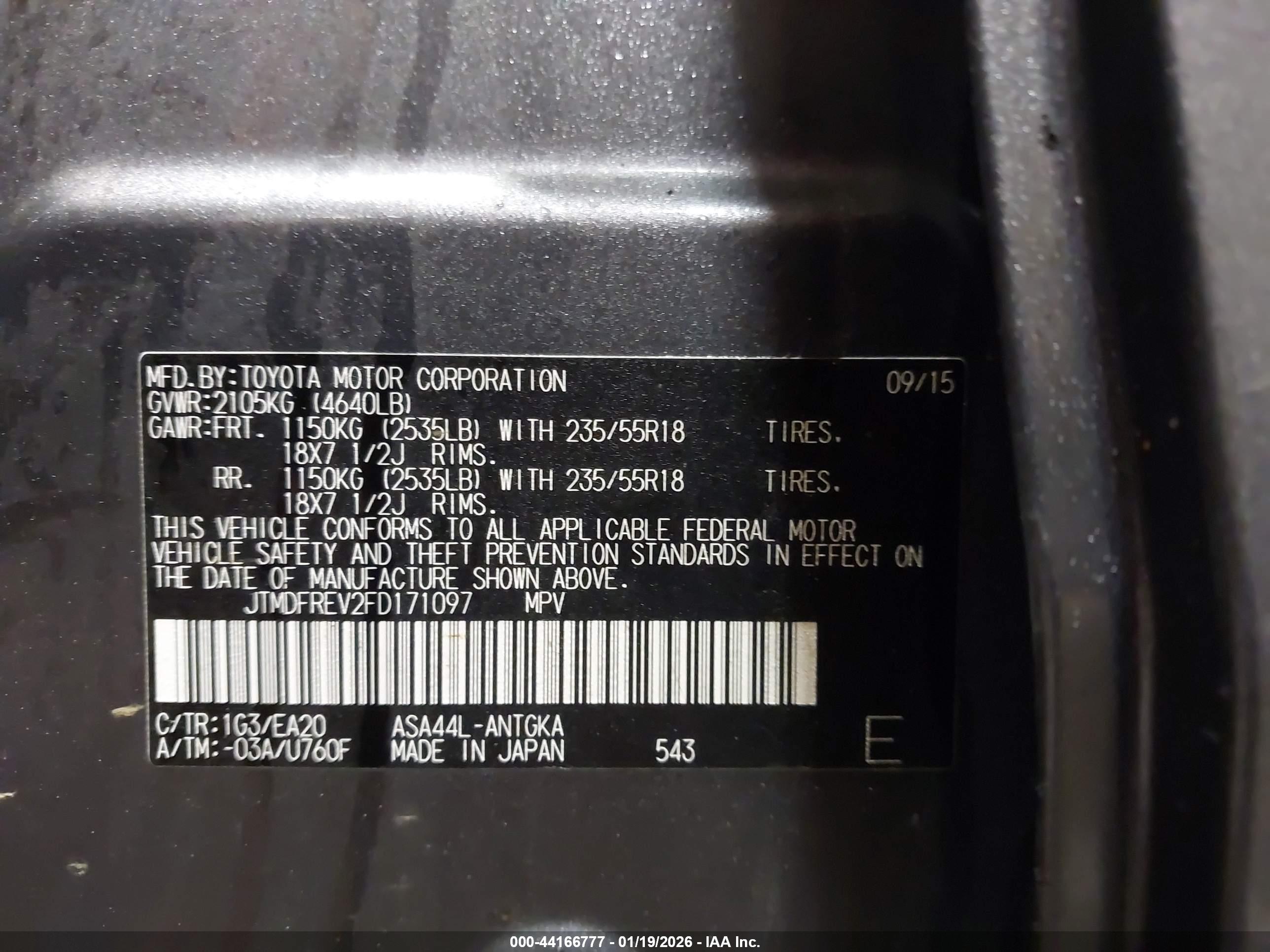 TOYOTA RAV4 image 9