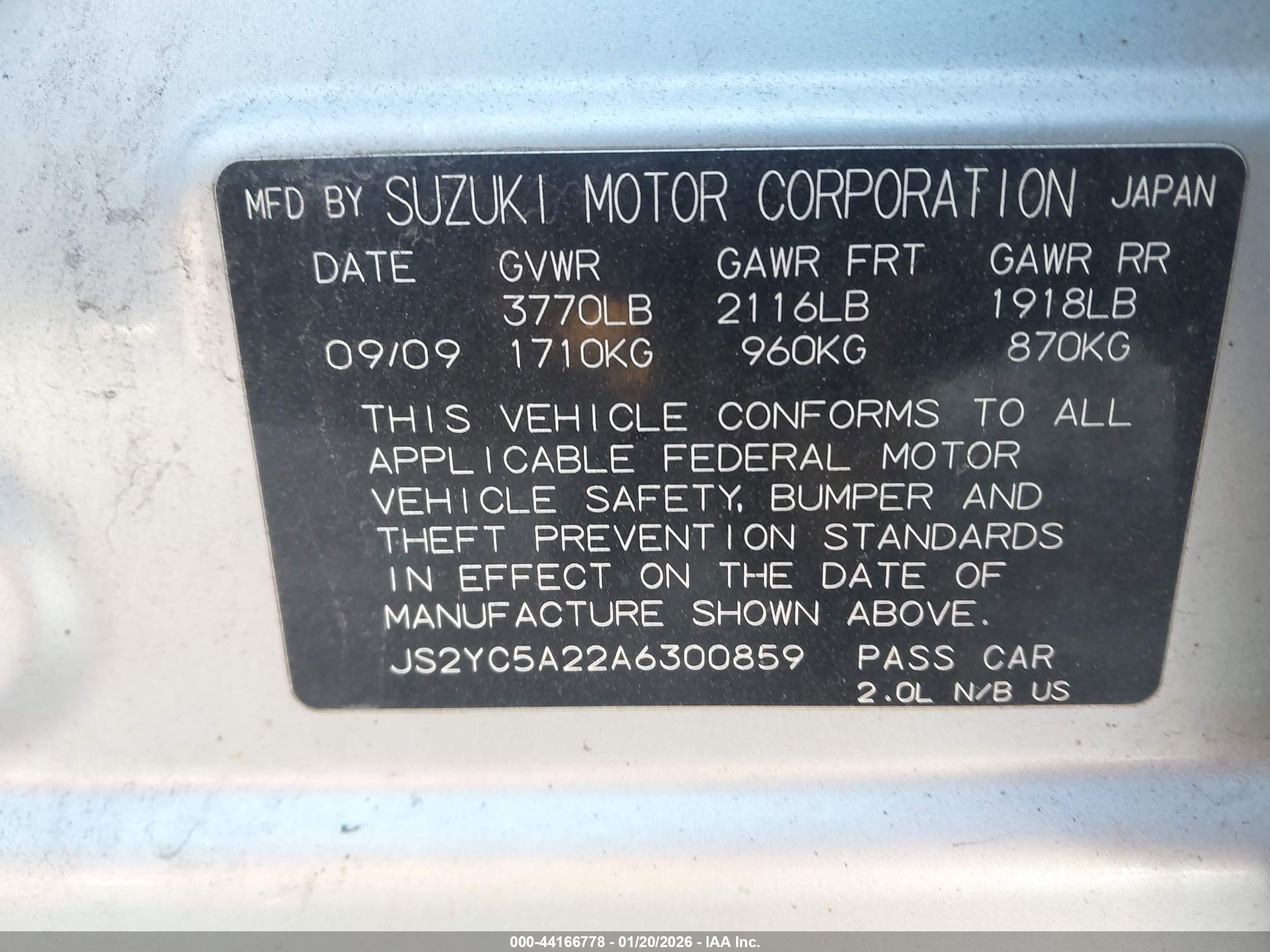 SUZUKI SX4 image 9