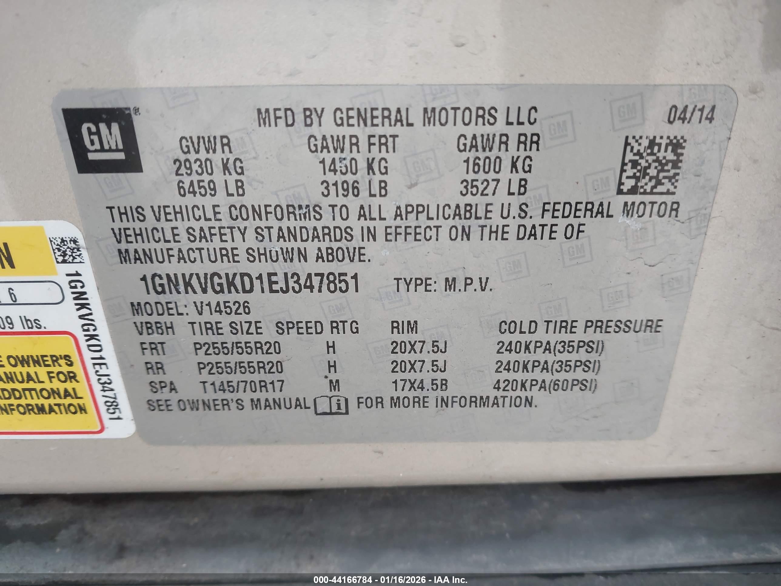 CHEVROLET TRAVERSE image 9