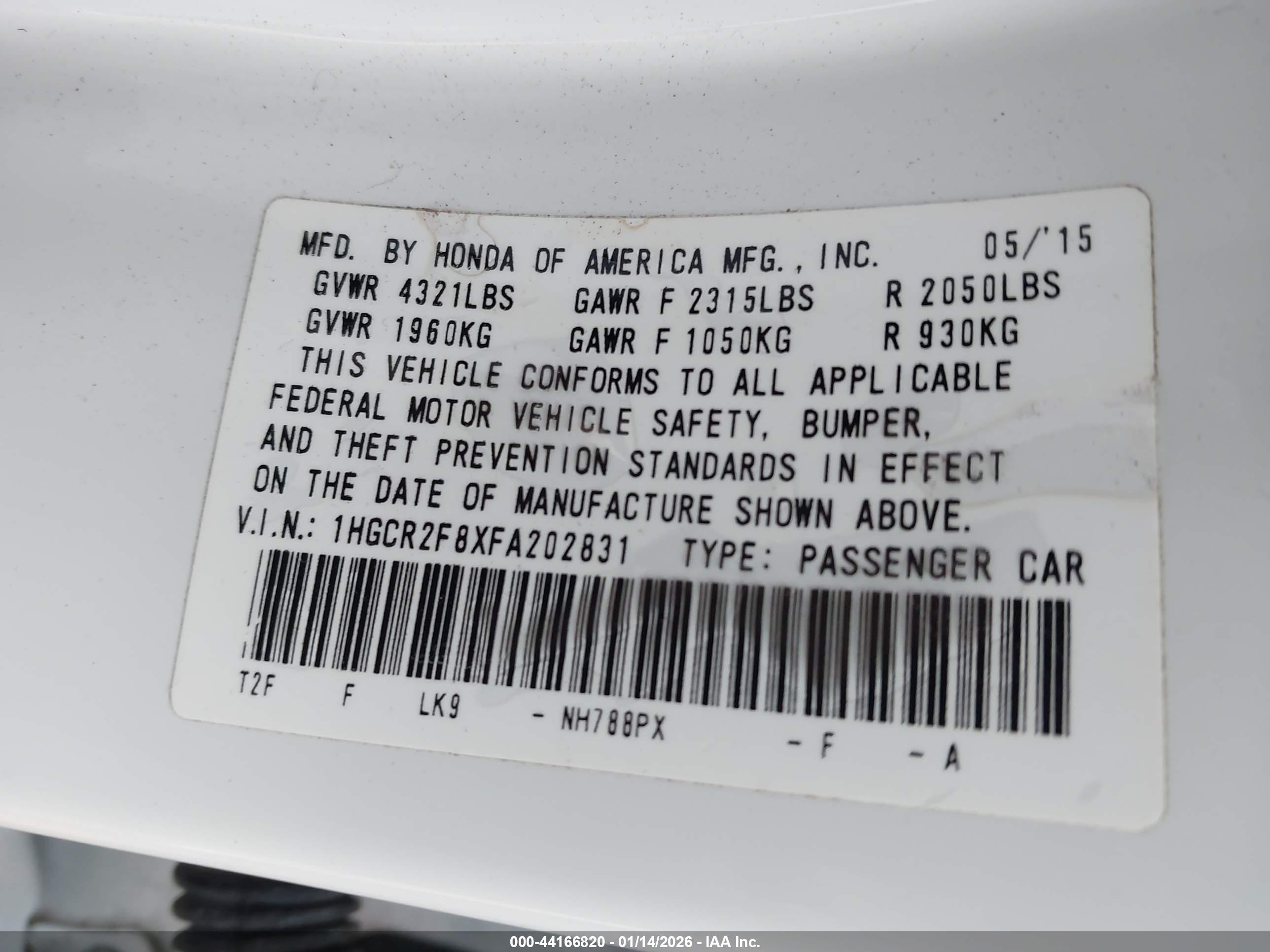 HONDA ACCORD image 9