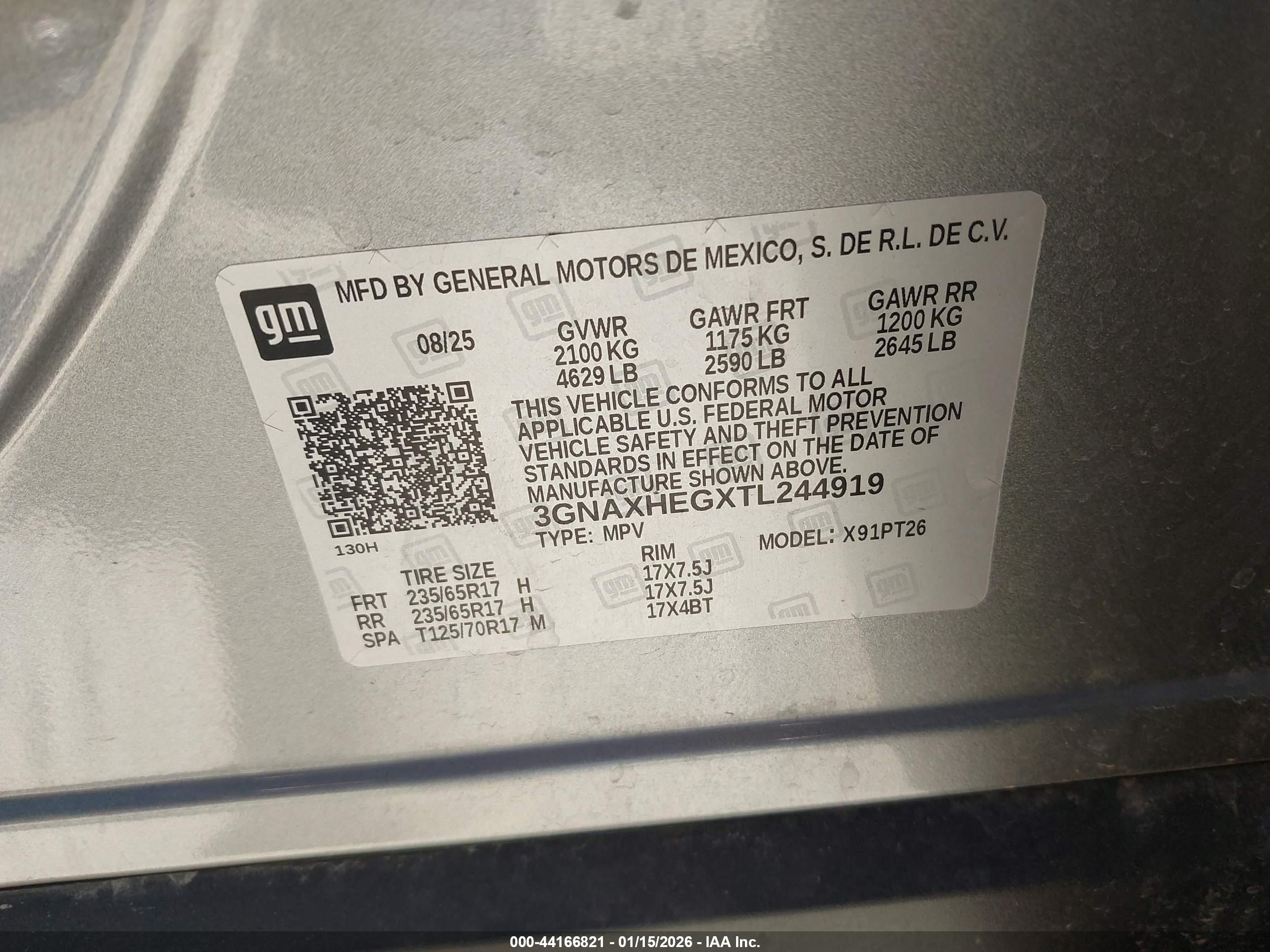 CHEVROLET EQUINOX image 9