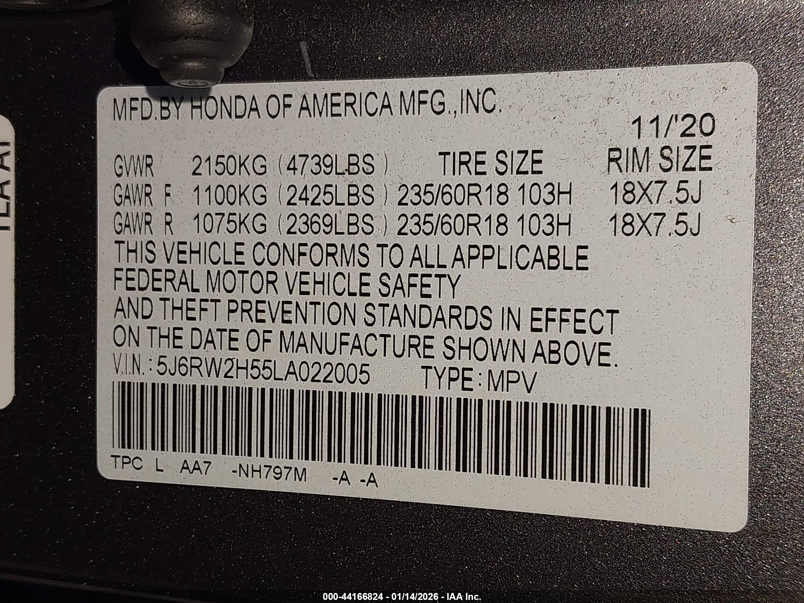 HONDA CR-V image 9