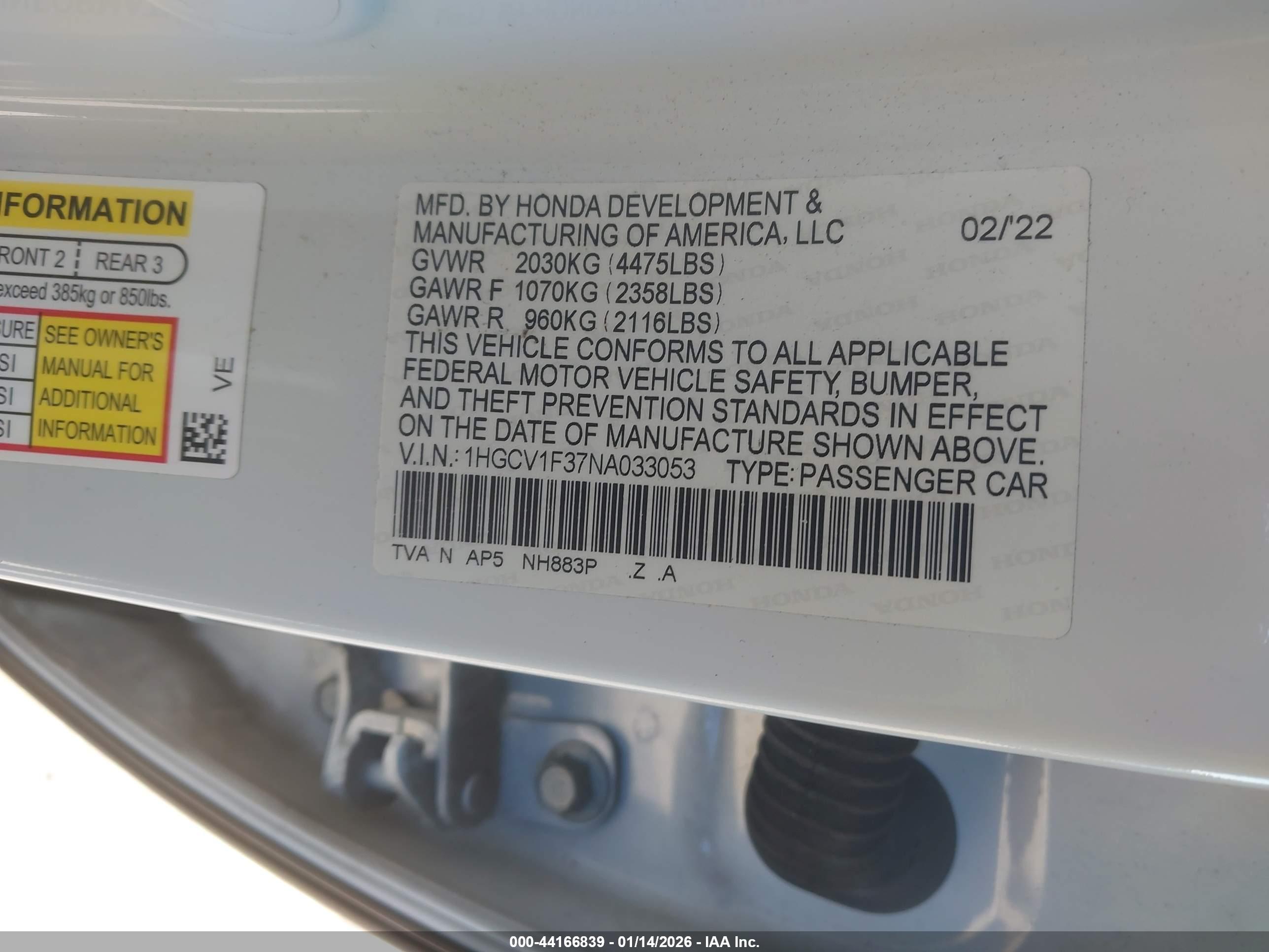 HONDA ACCORD image 9