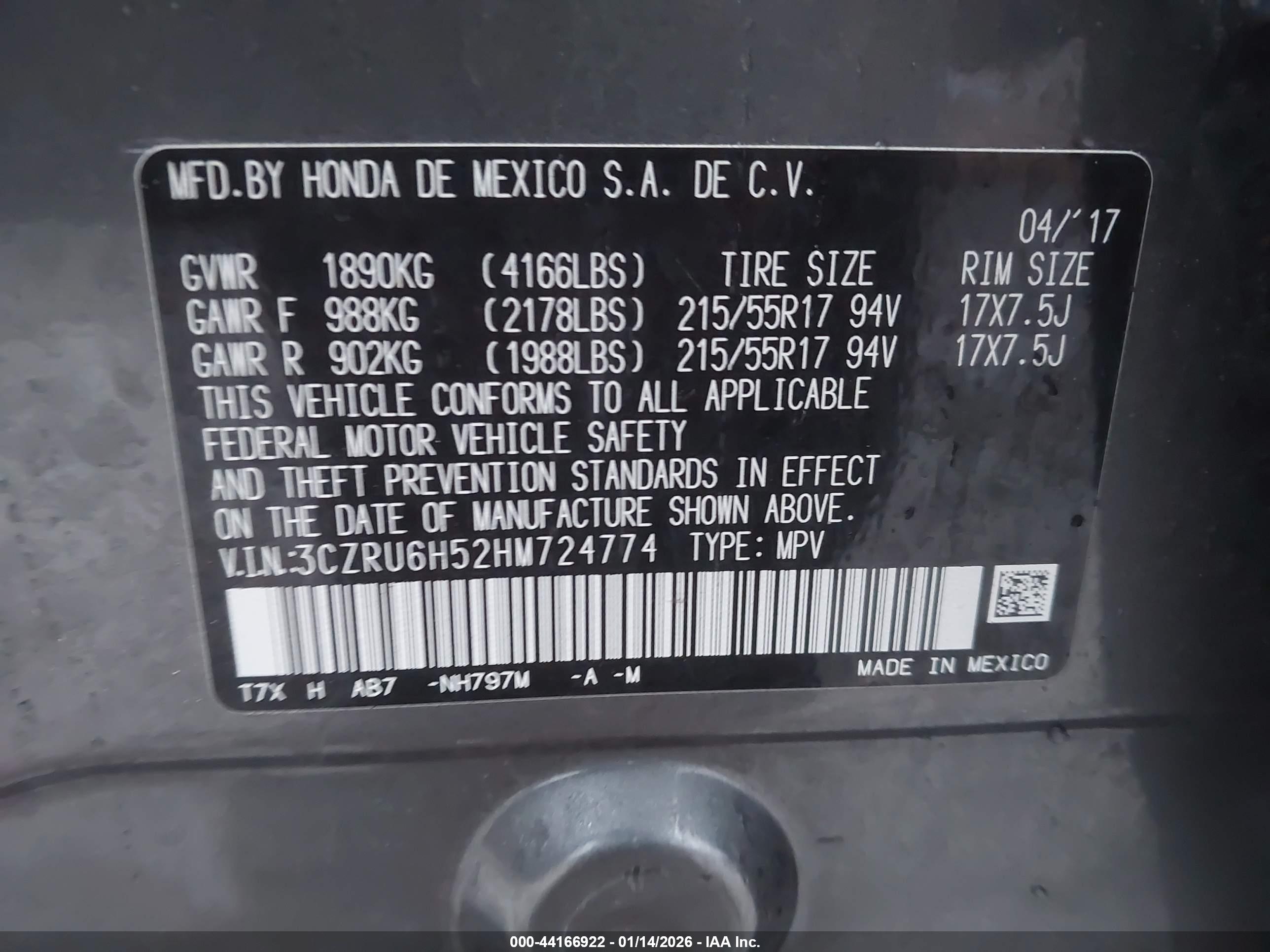 HONDA HR-V image 9