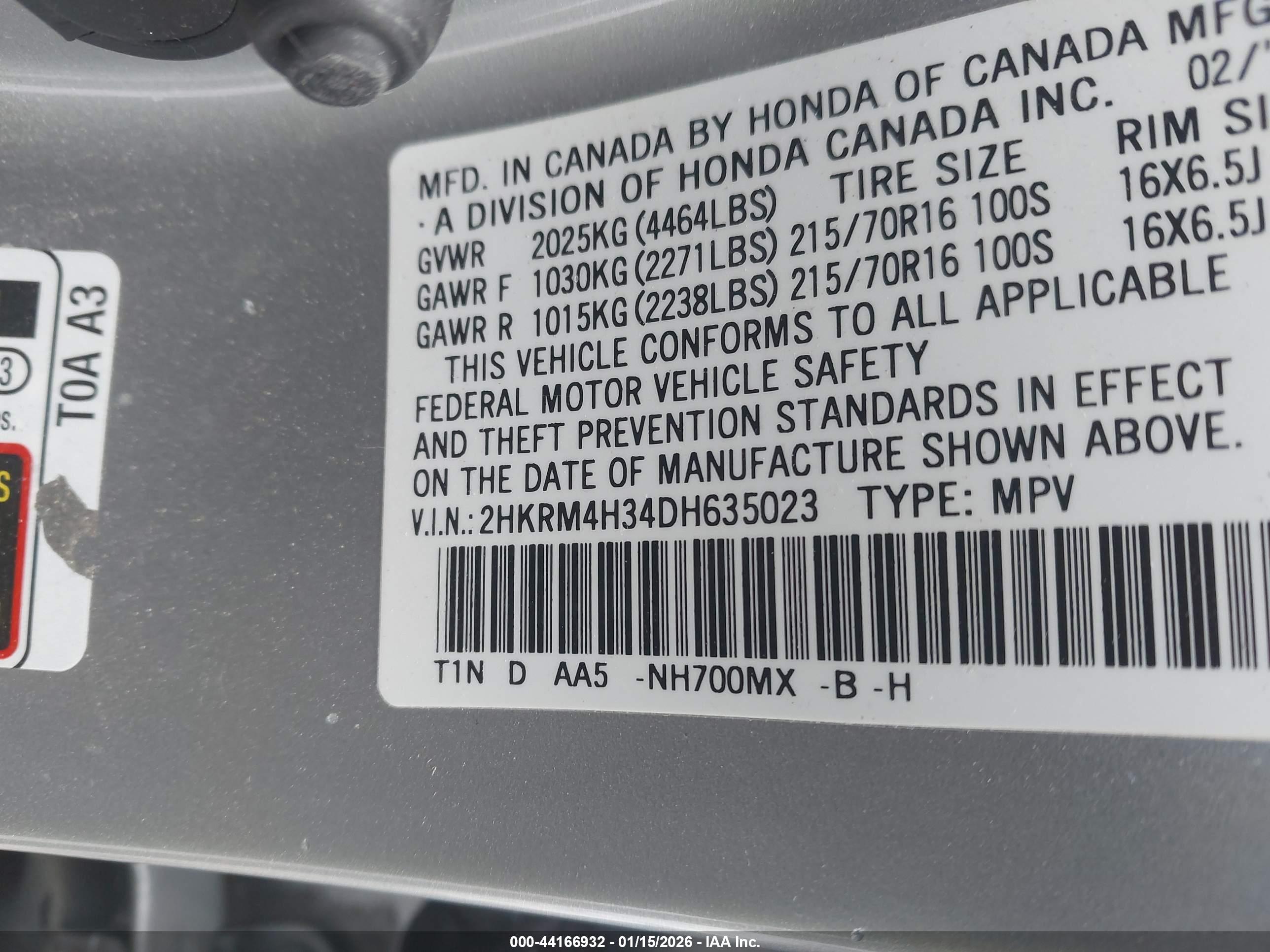 HONDA CR-V image 9