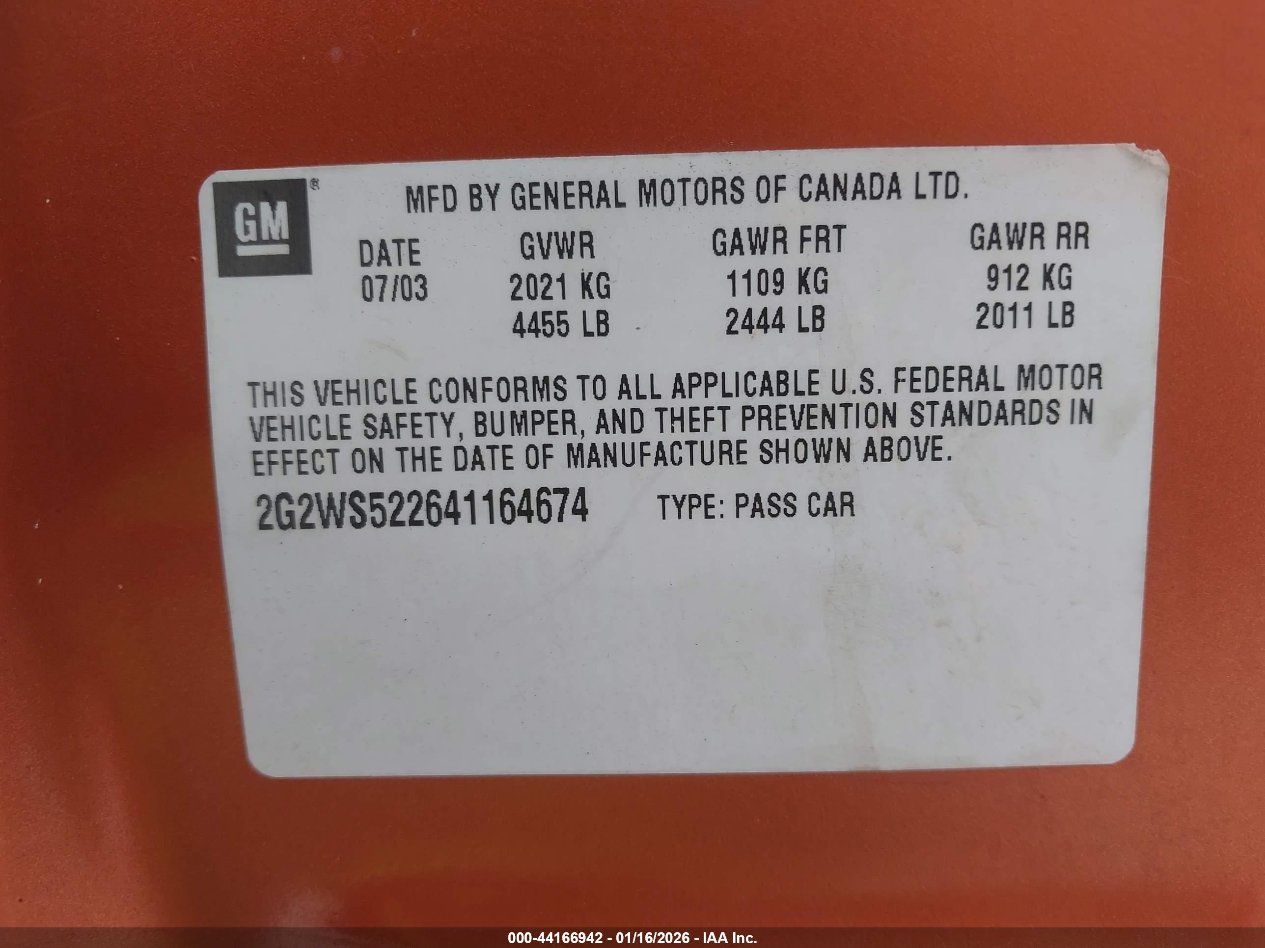 PONTIAC GRAND image 9