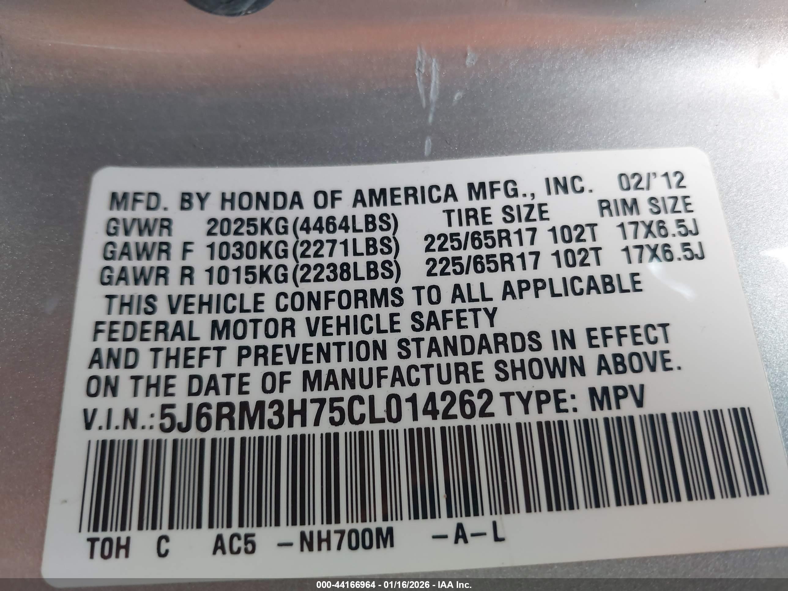 HONDA CR-V image 9