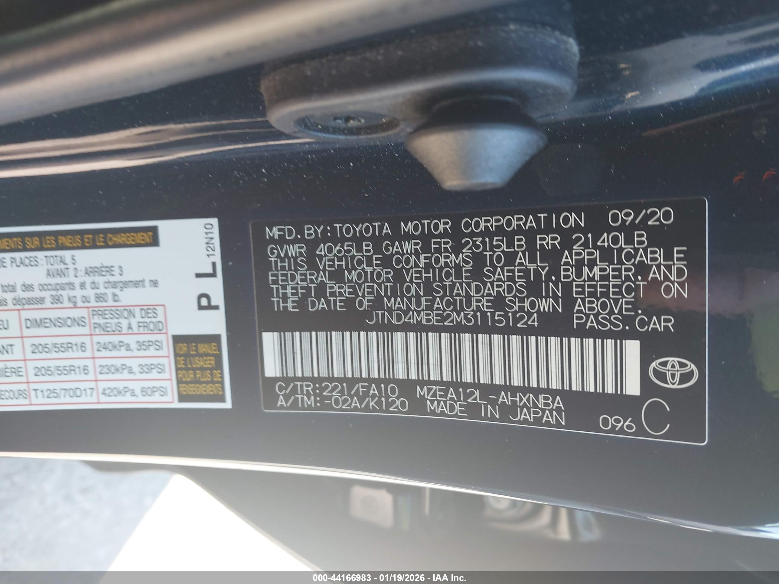 TOYOTA COROLLA image 9