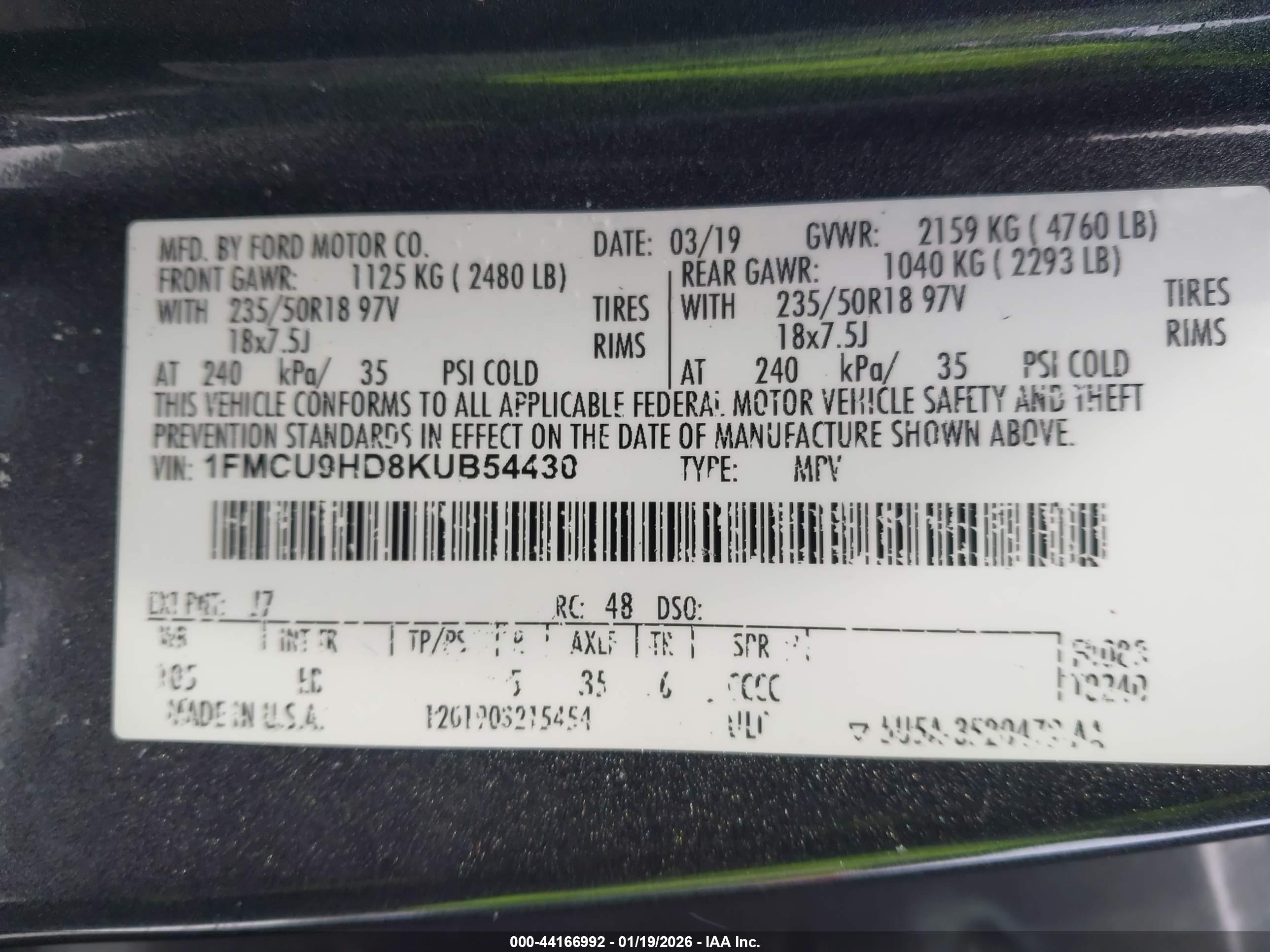 FORD ESCAPE image 9