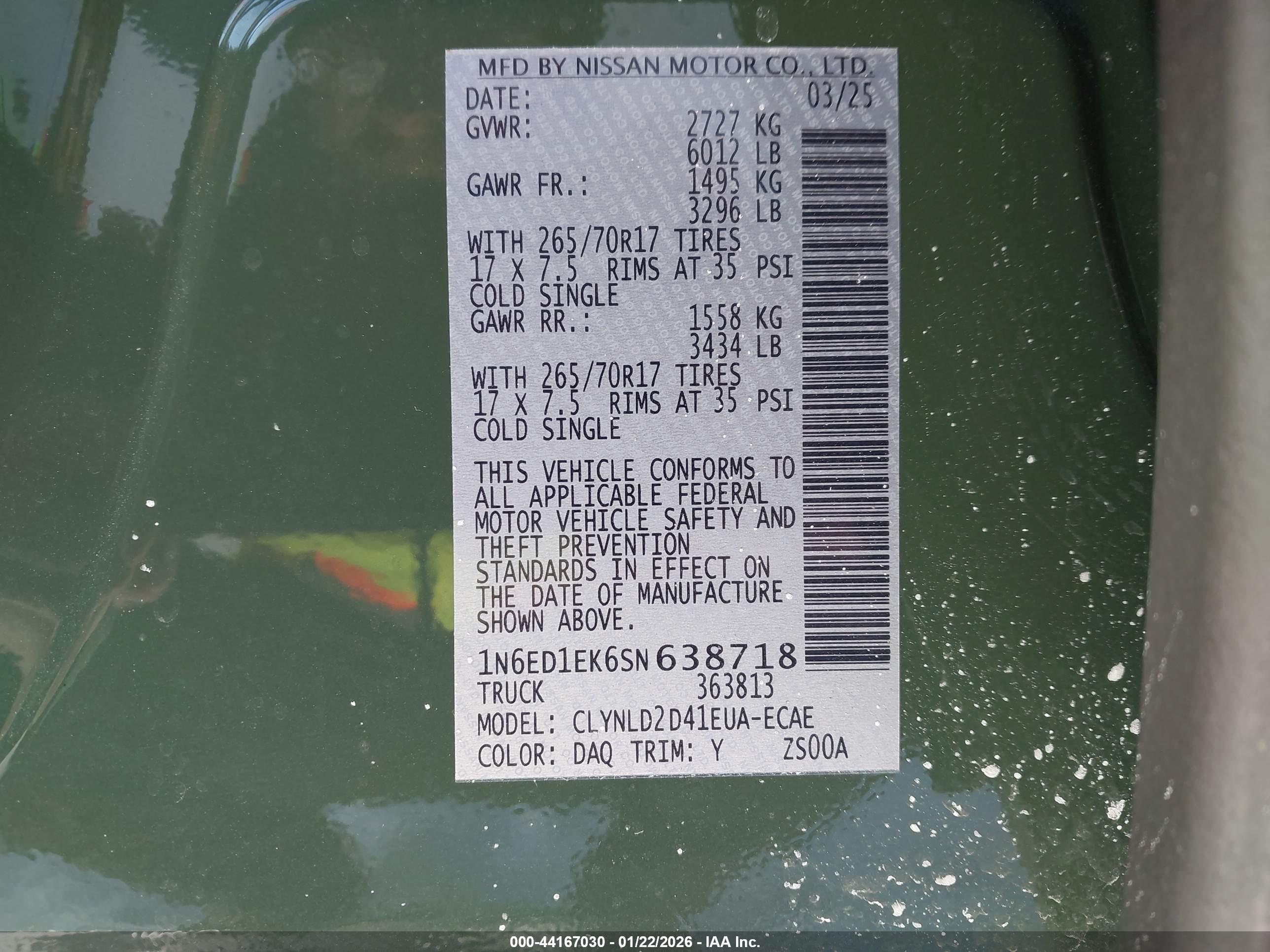 NISSAN FRONTIER image 9