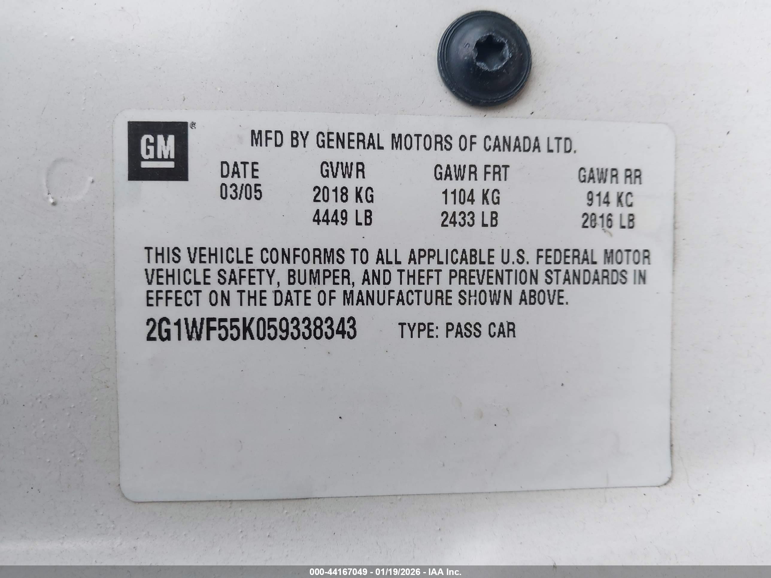 CHEVROLET IMPALA image 9