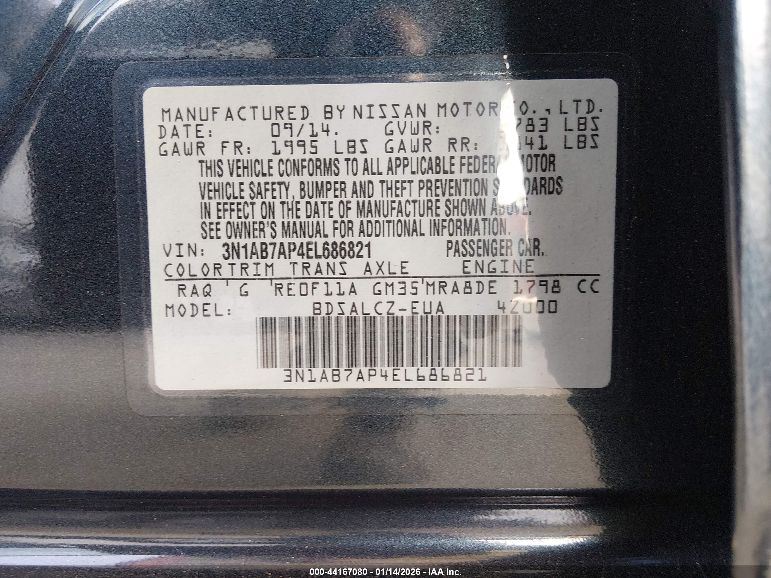 NISSAN SENTRA image 9