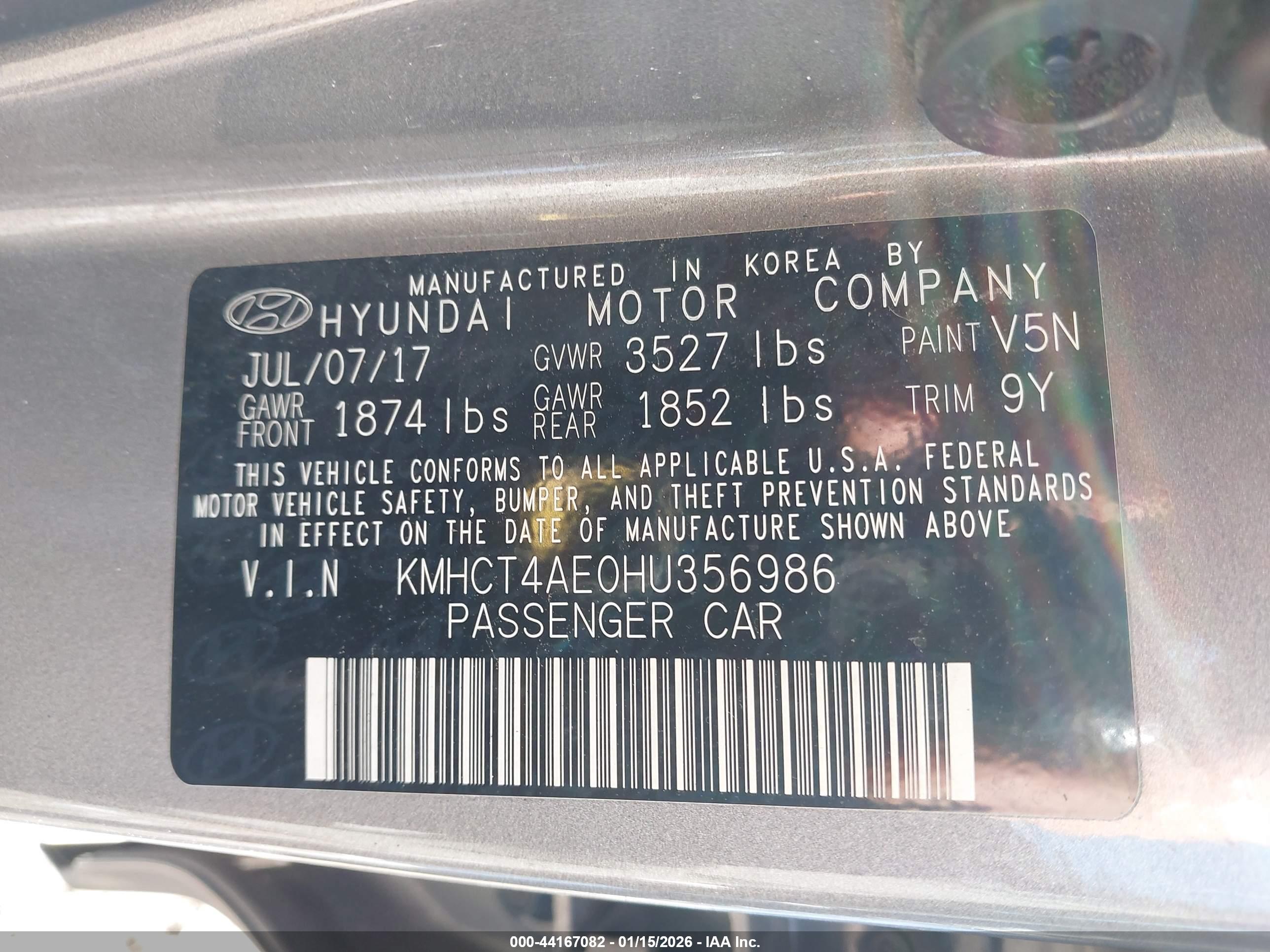 HYUNDAI ACCENT image 9