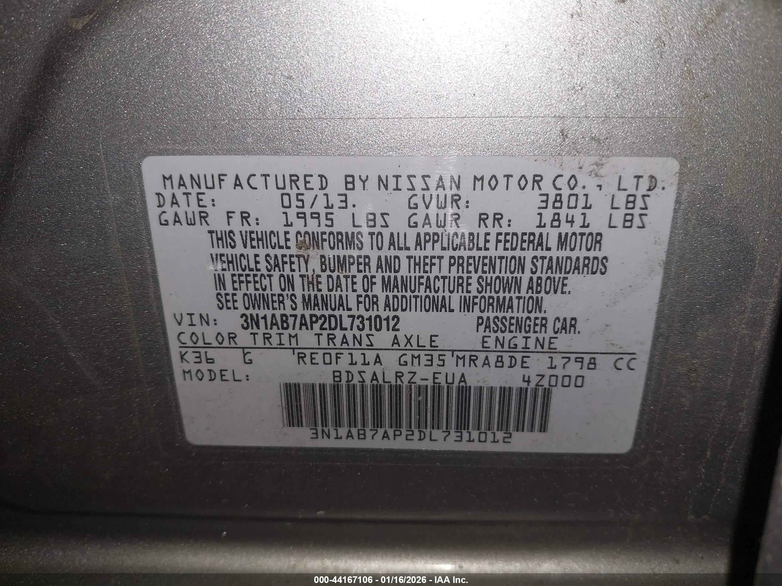 NISSAN SENTRA image 9