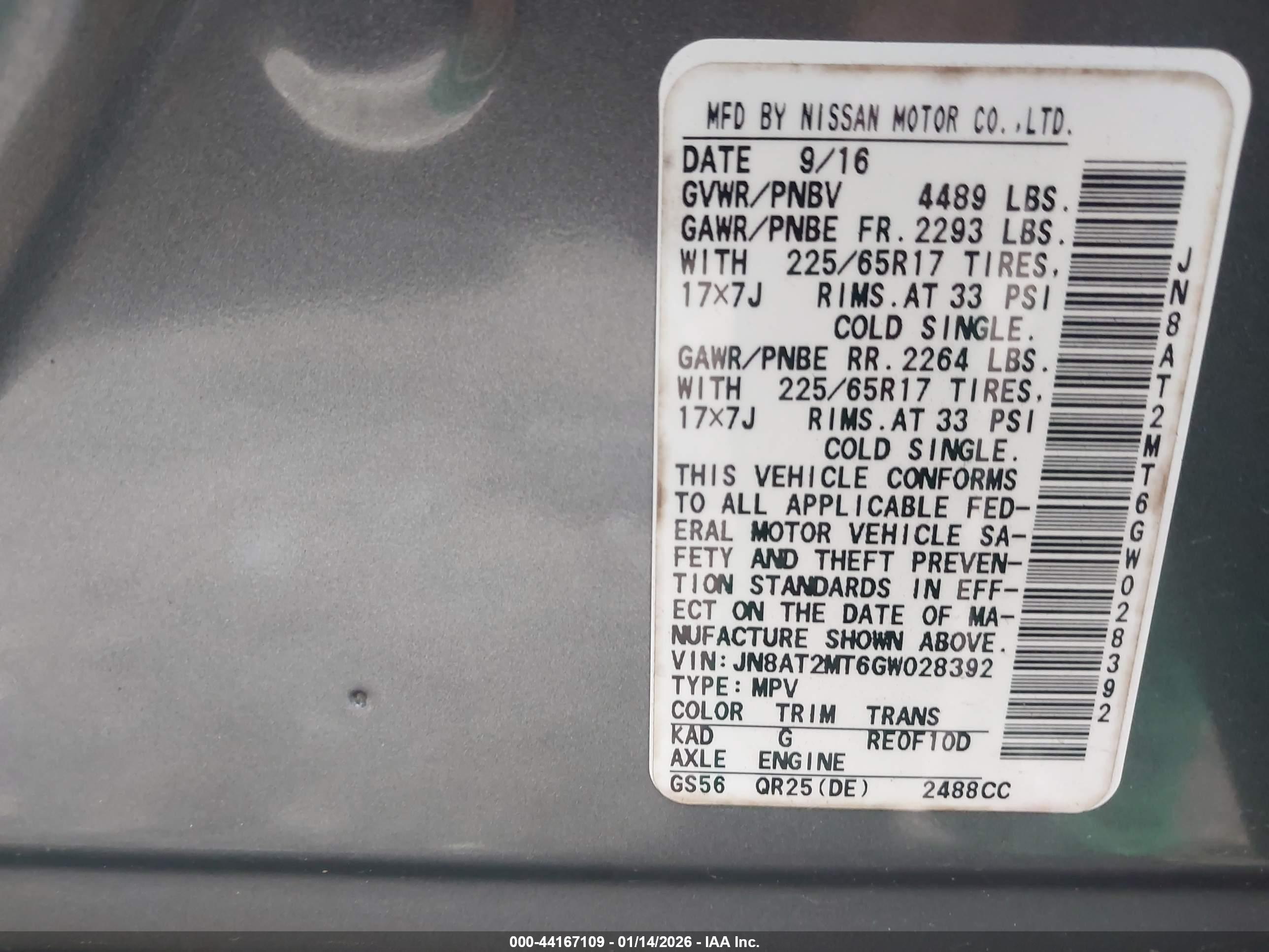 NISSAN ROGUE image 9