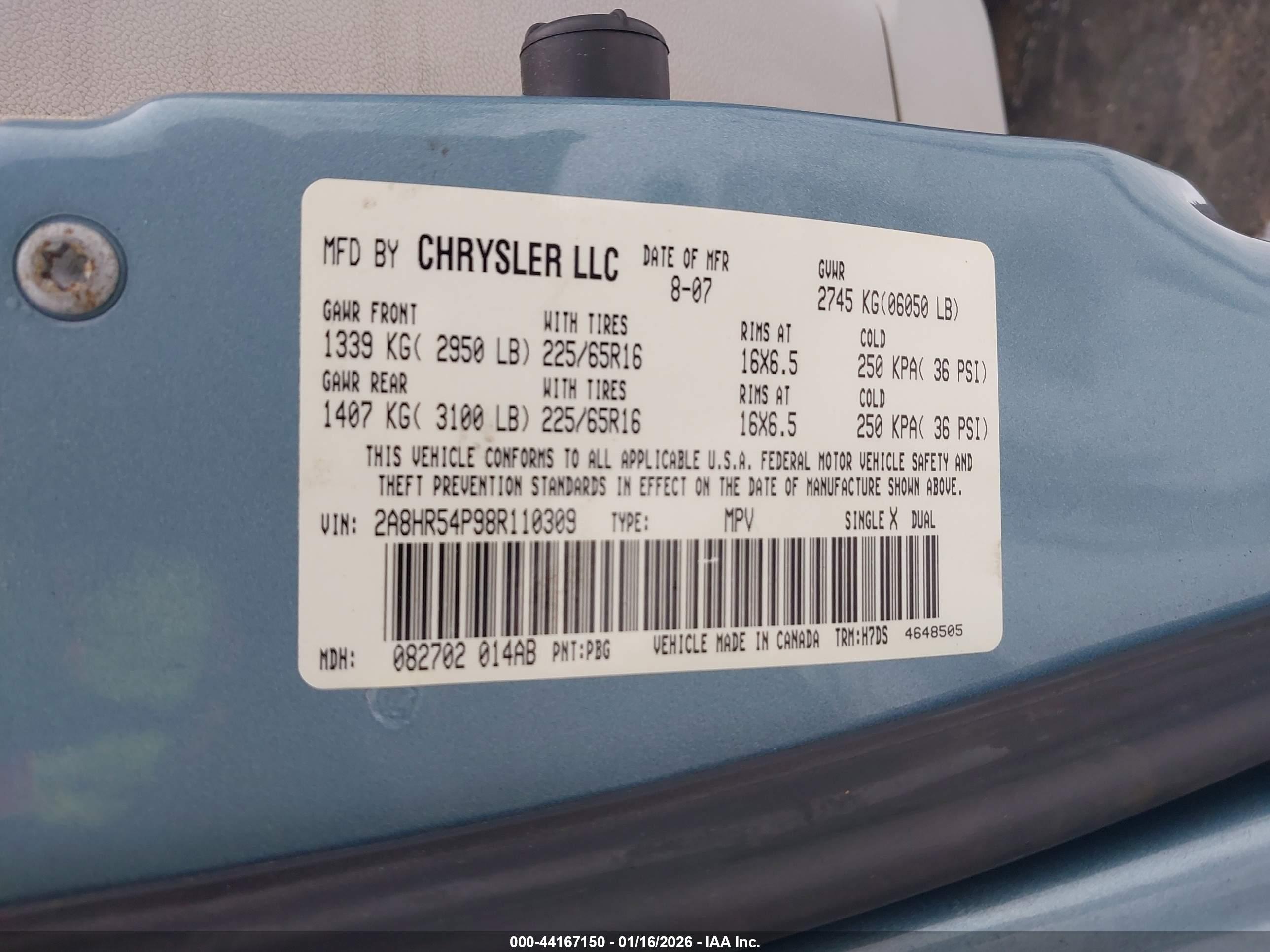 CHRYSLER TOWN image 9