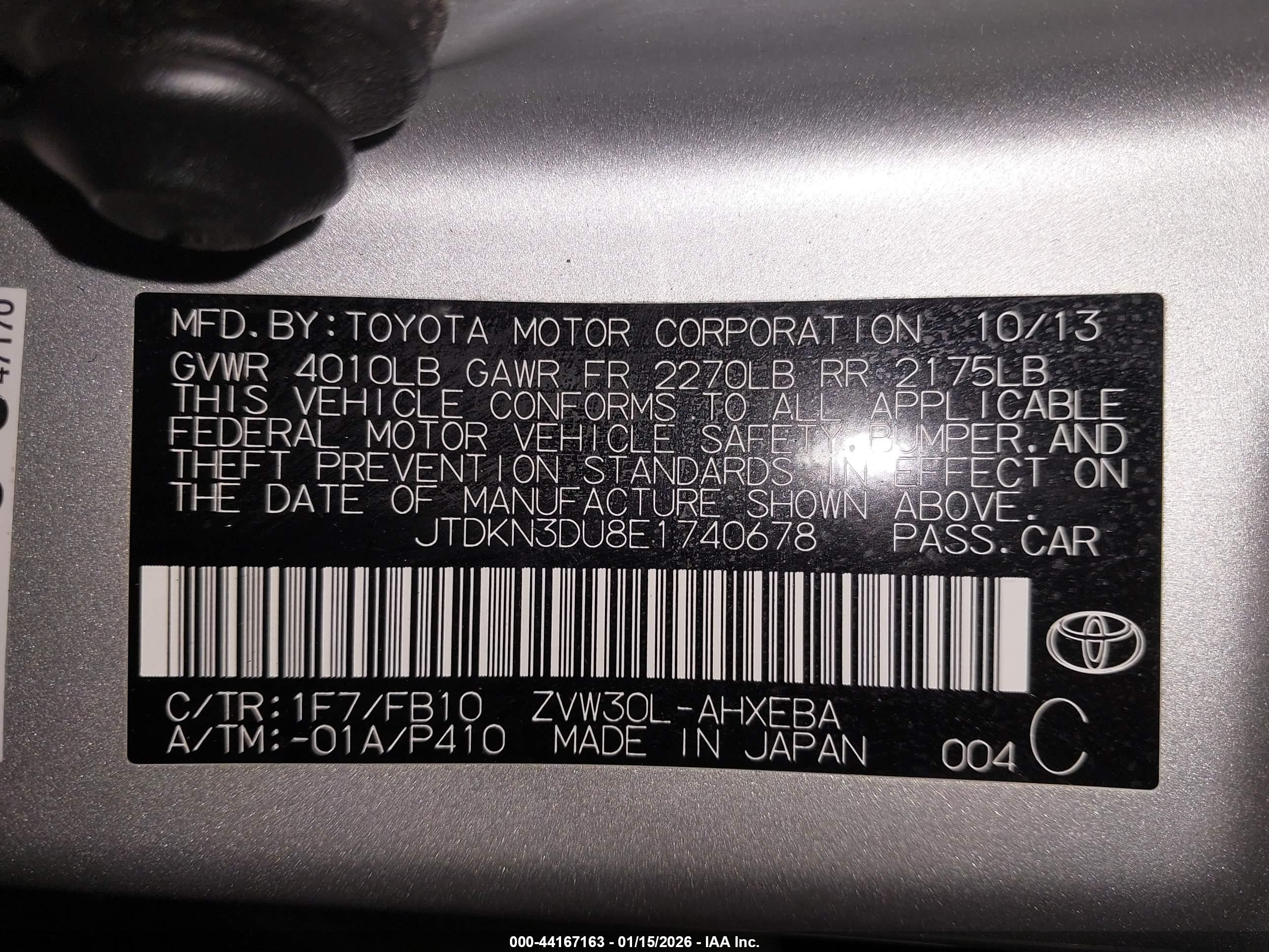 TOYOTA PRIUS image 9