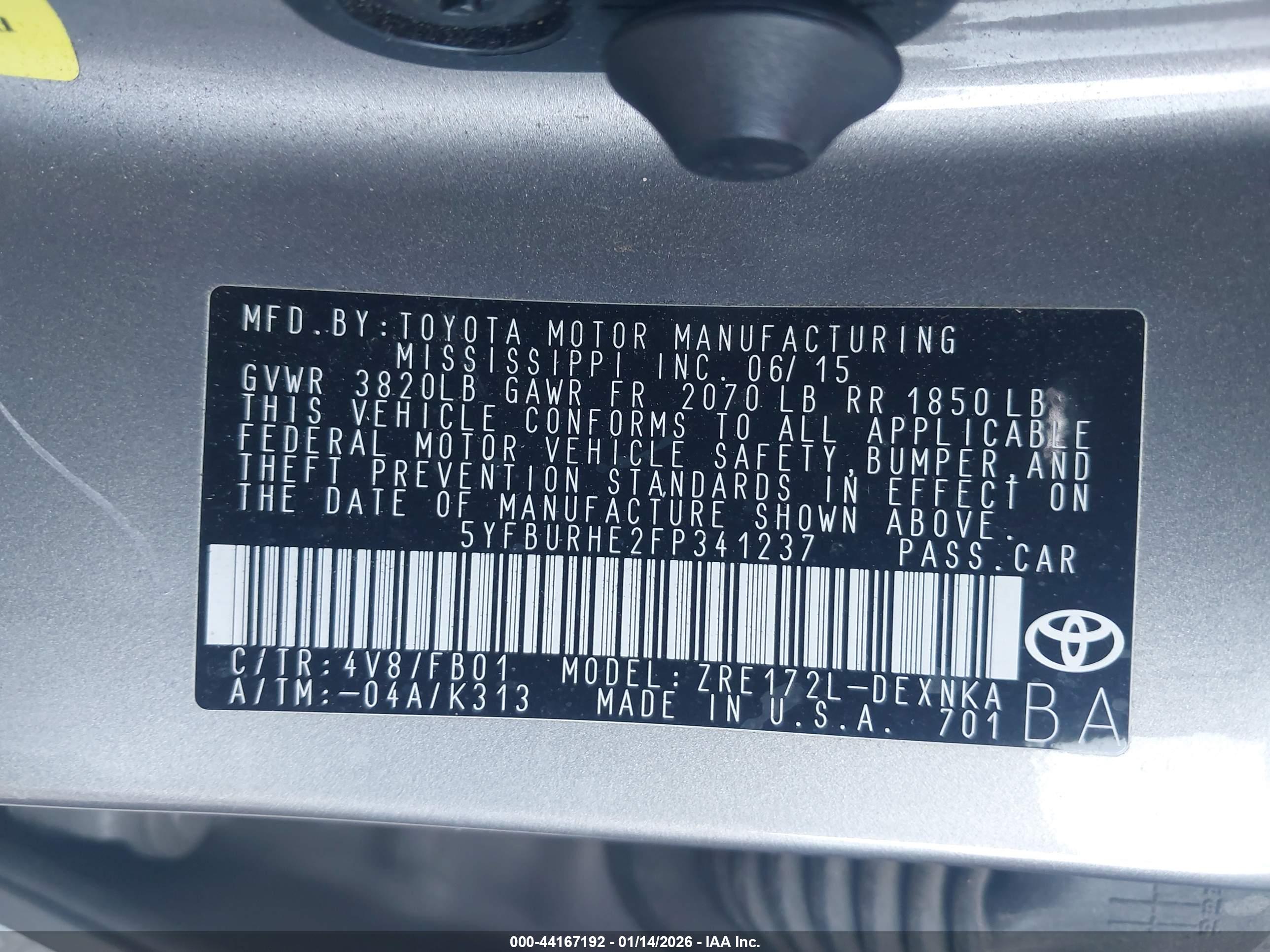 TOYOTA COROLLA image 9