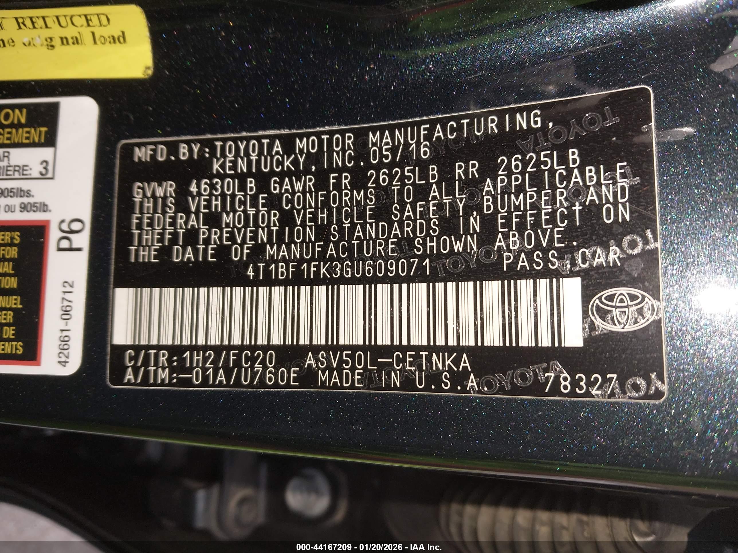 TOYOTA CAMRY image 9