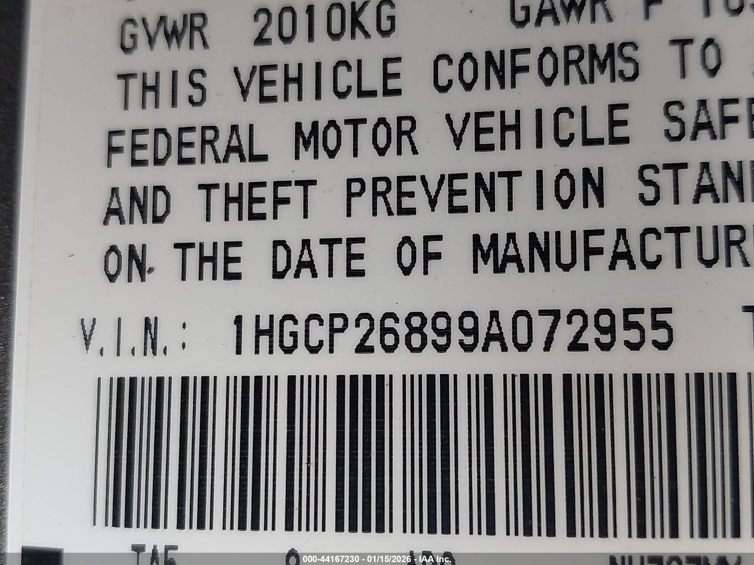 HONDA ACCORD image 9