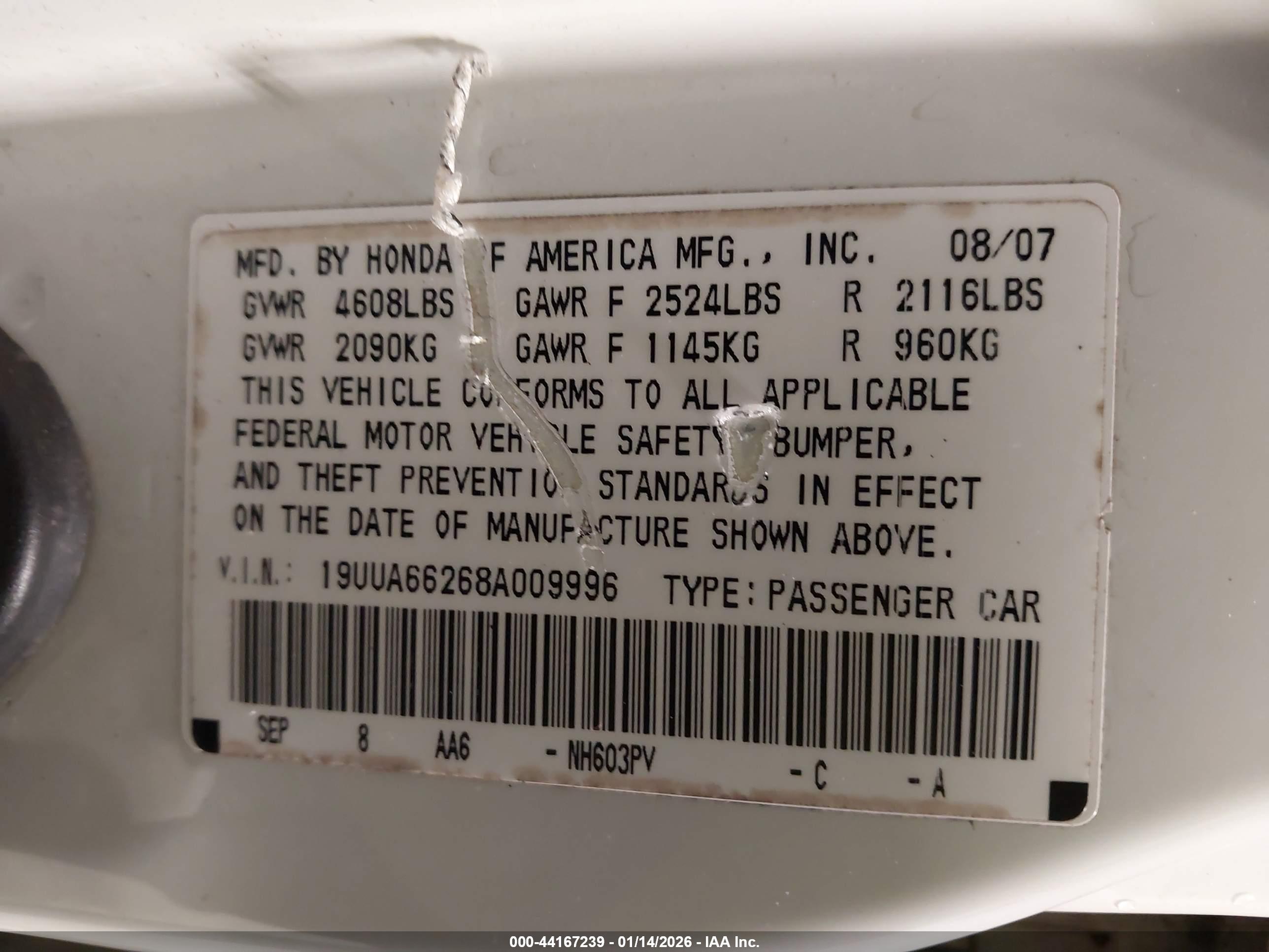 ACURA TL image 9