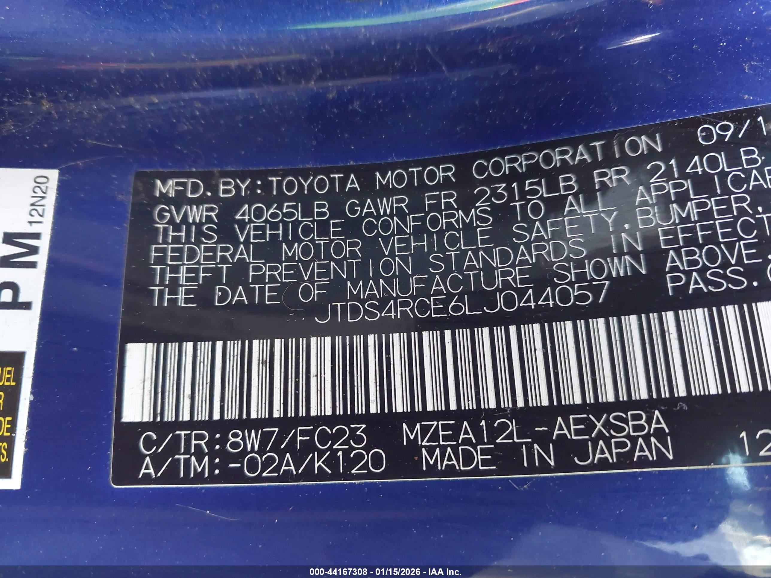 TOYOTA COROLLA image 9