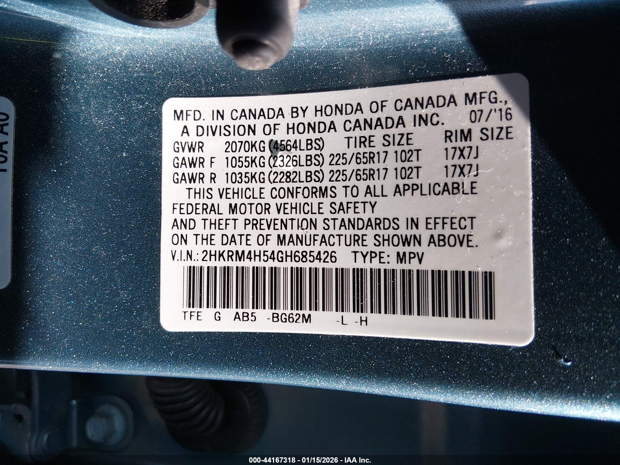 HONDA CR-V image 9