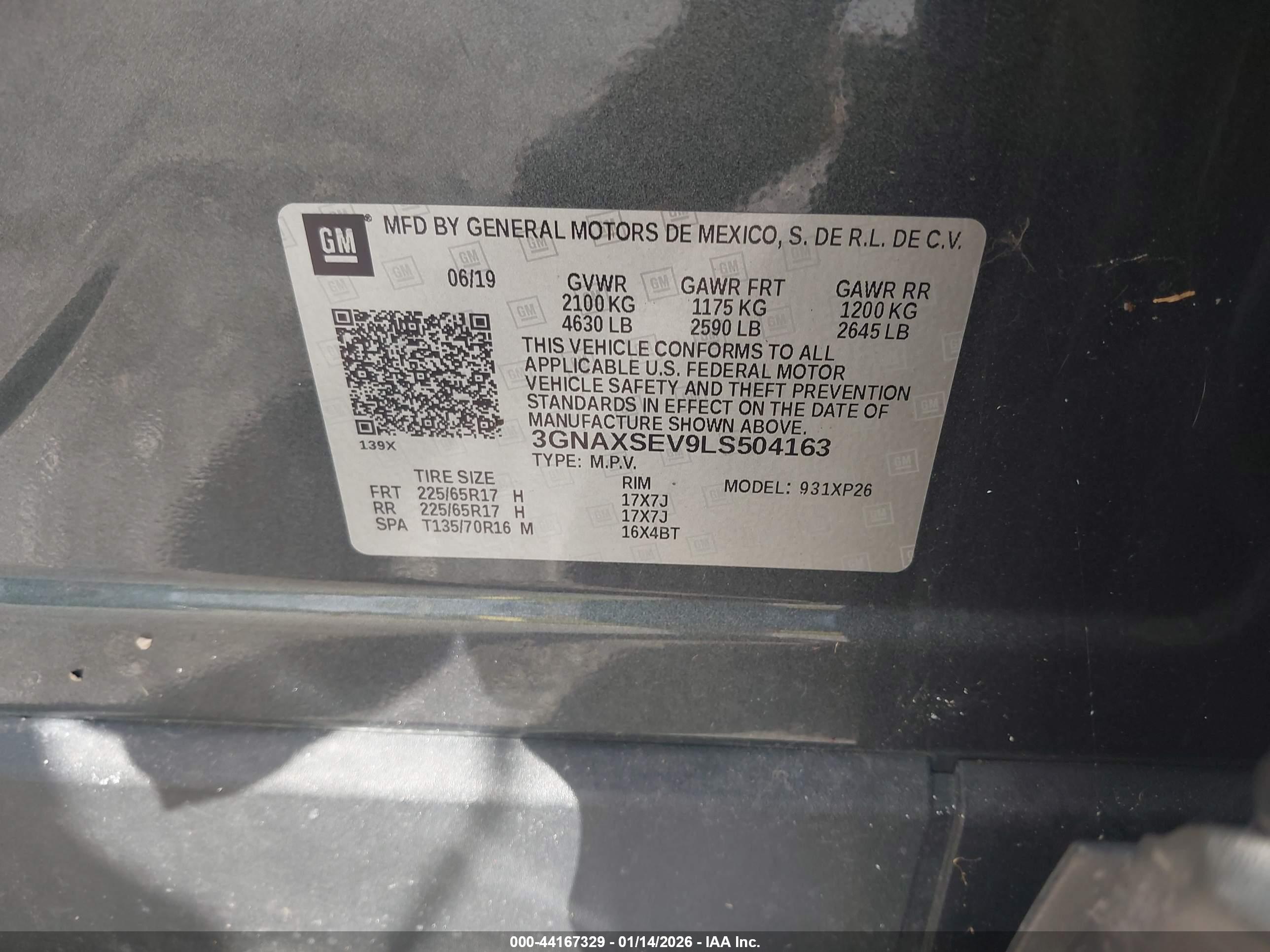 CHEVROLET EQUINOX image 9