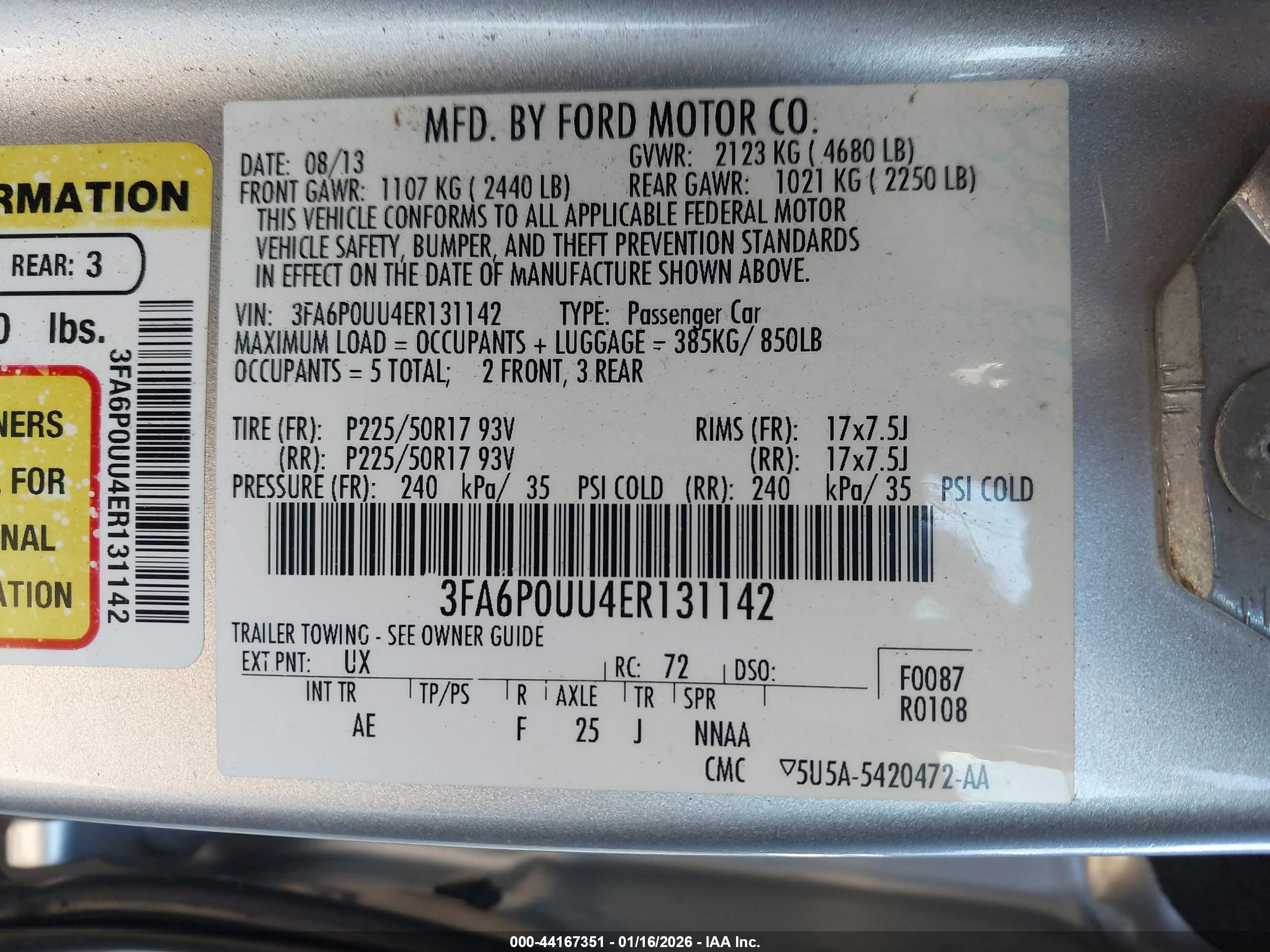 FORD FUSION image 9