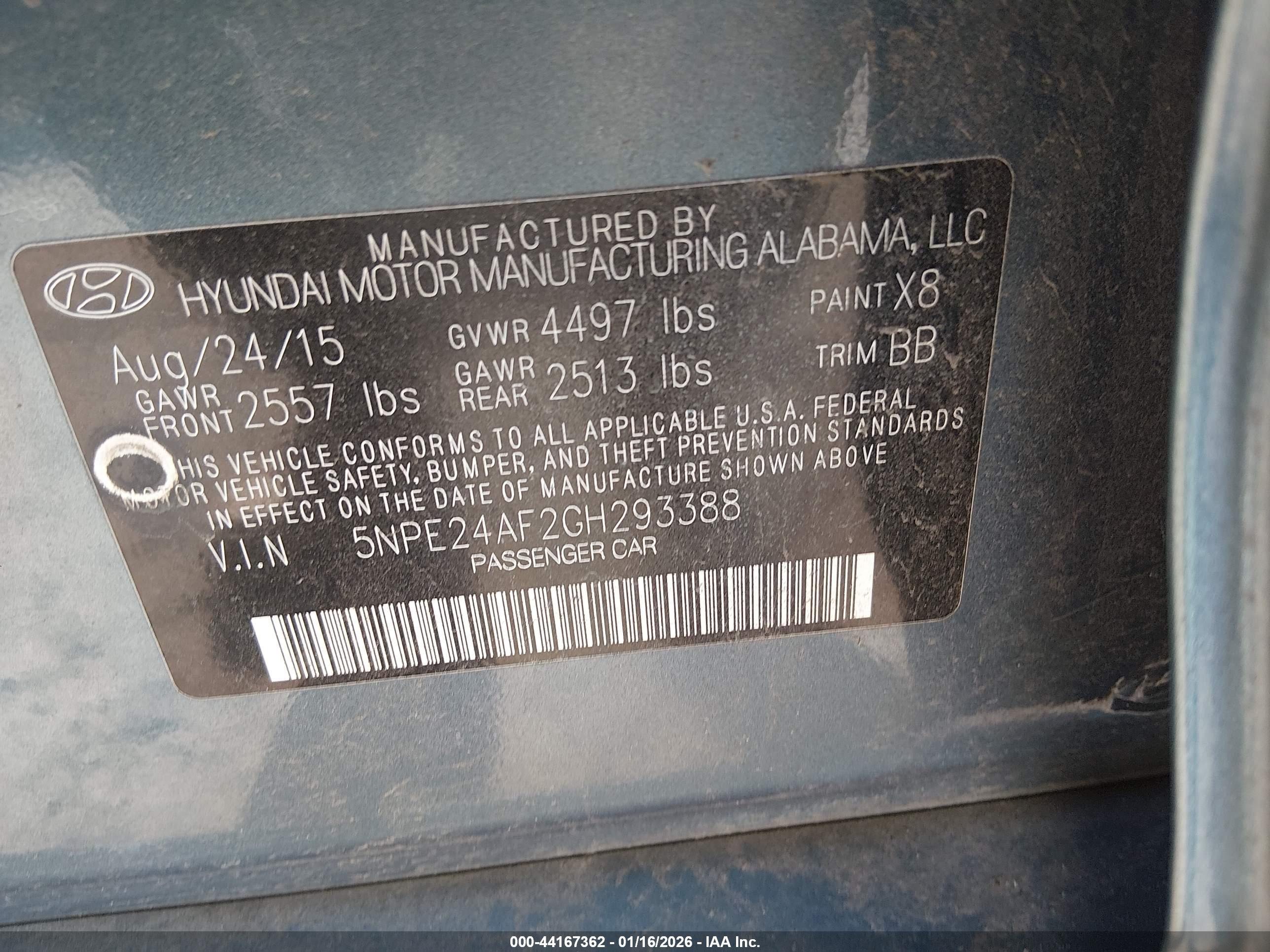 HYUNDAI SONATA image 9