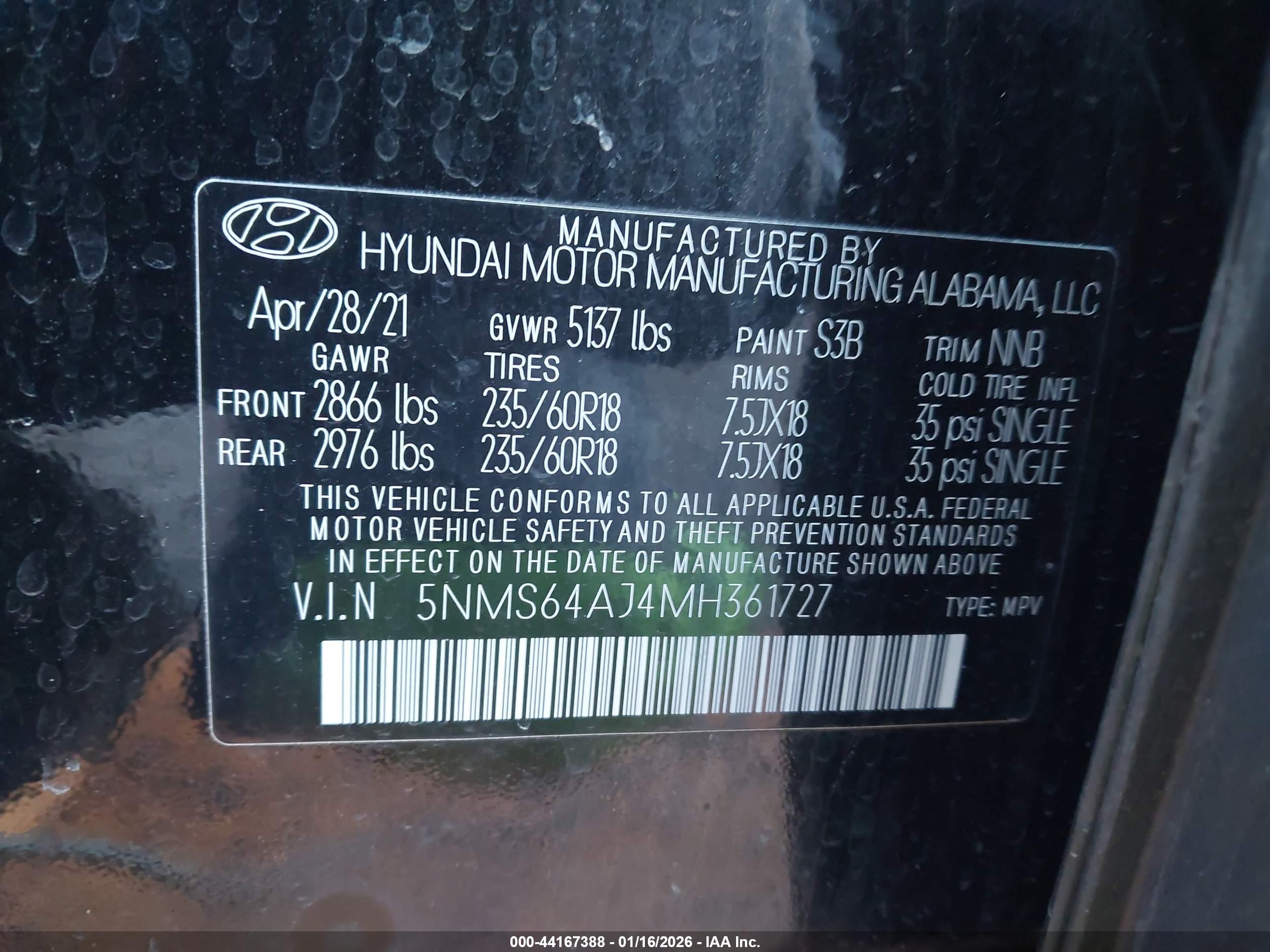 HYUNDAI SANTA image 9