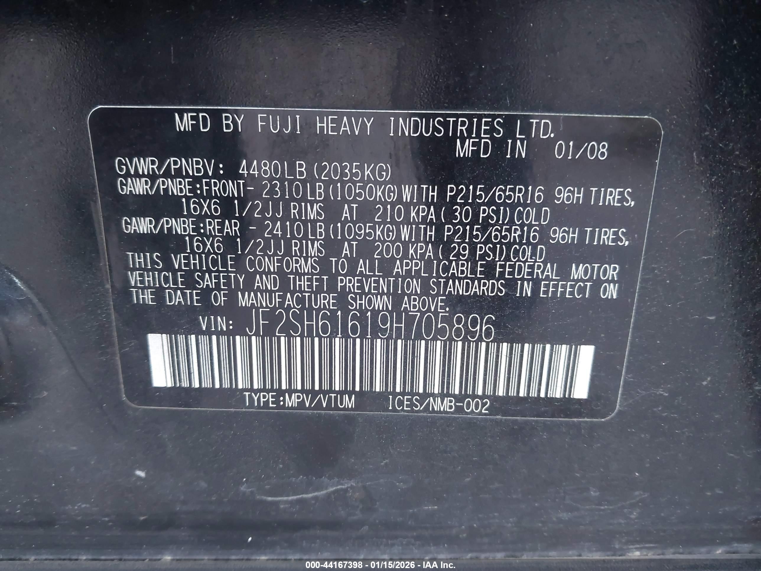 SUBARU FORESTER image 9