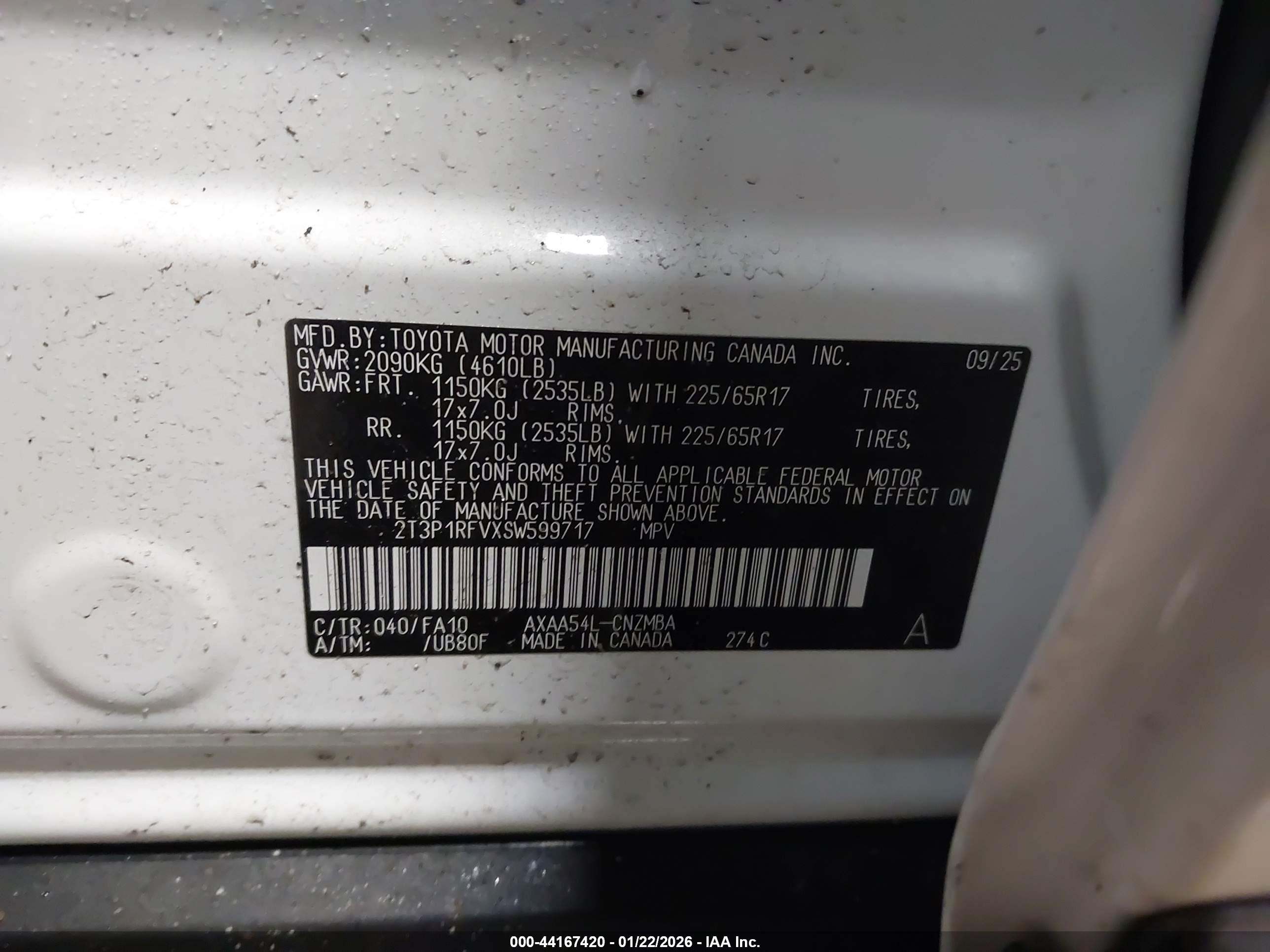 TOYOTA RAV4 image 9