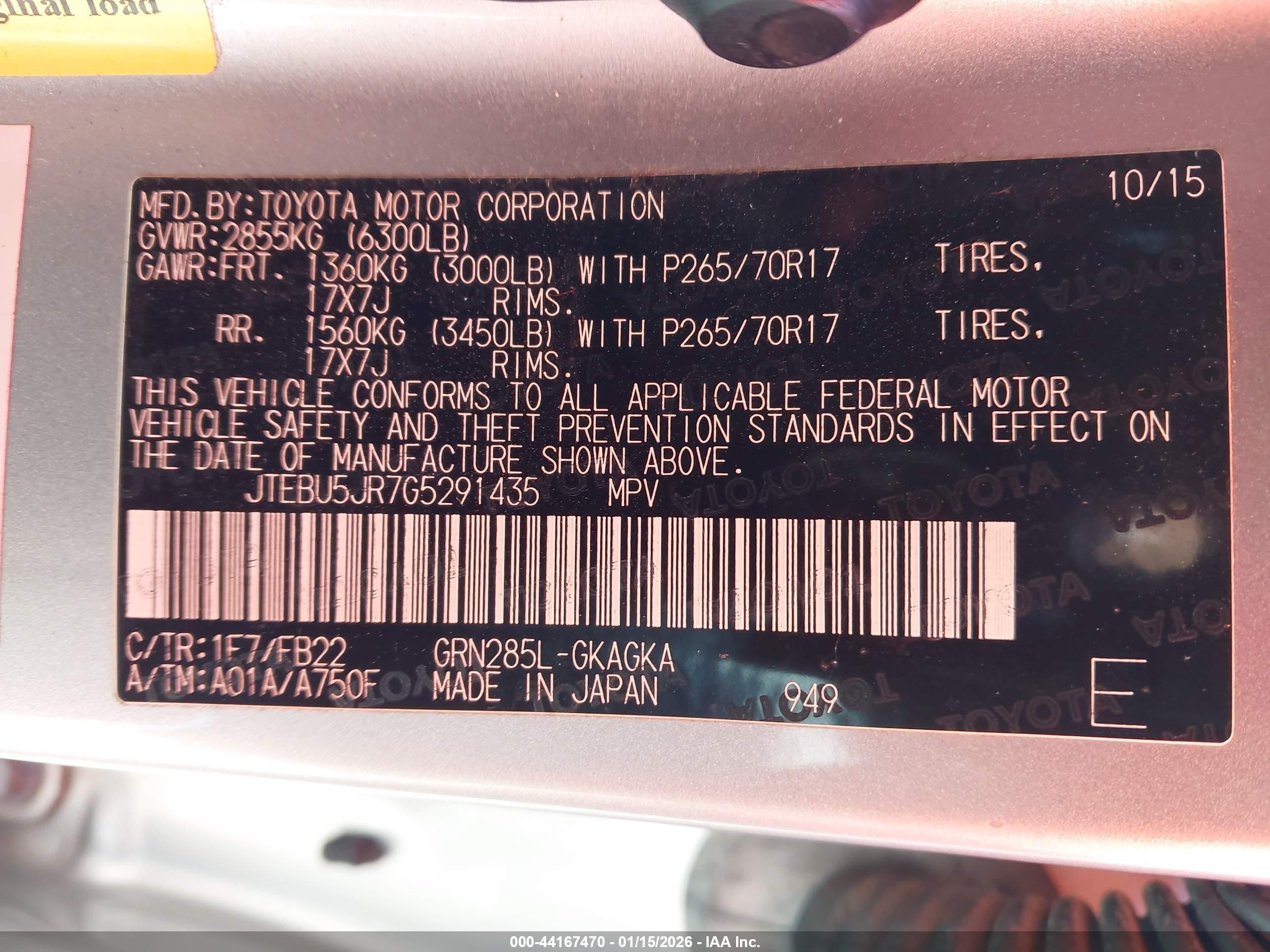 TOYOTA 4RUNNER image 9