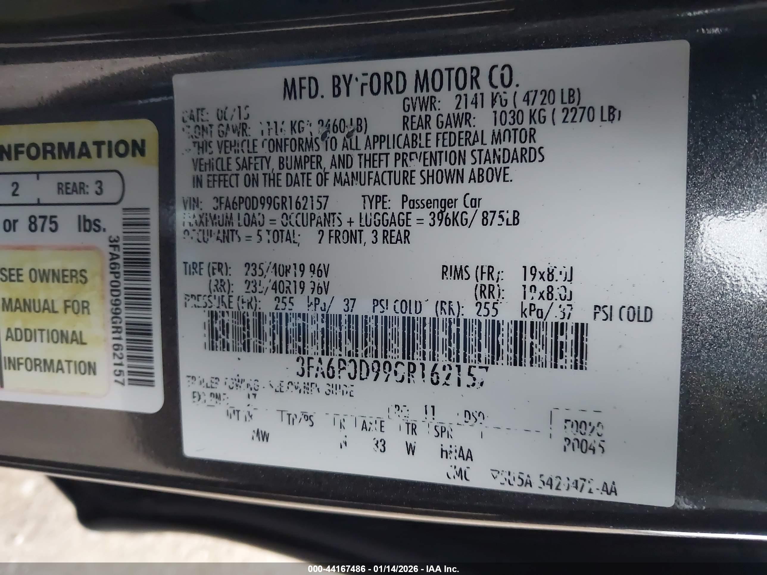 FORD FUSION image 9