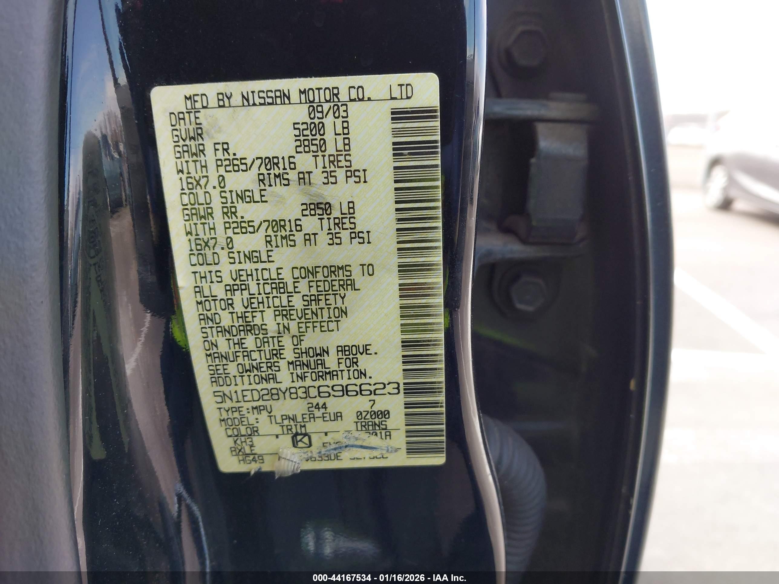 NISSAN XTERRA image 9