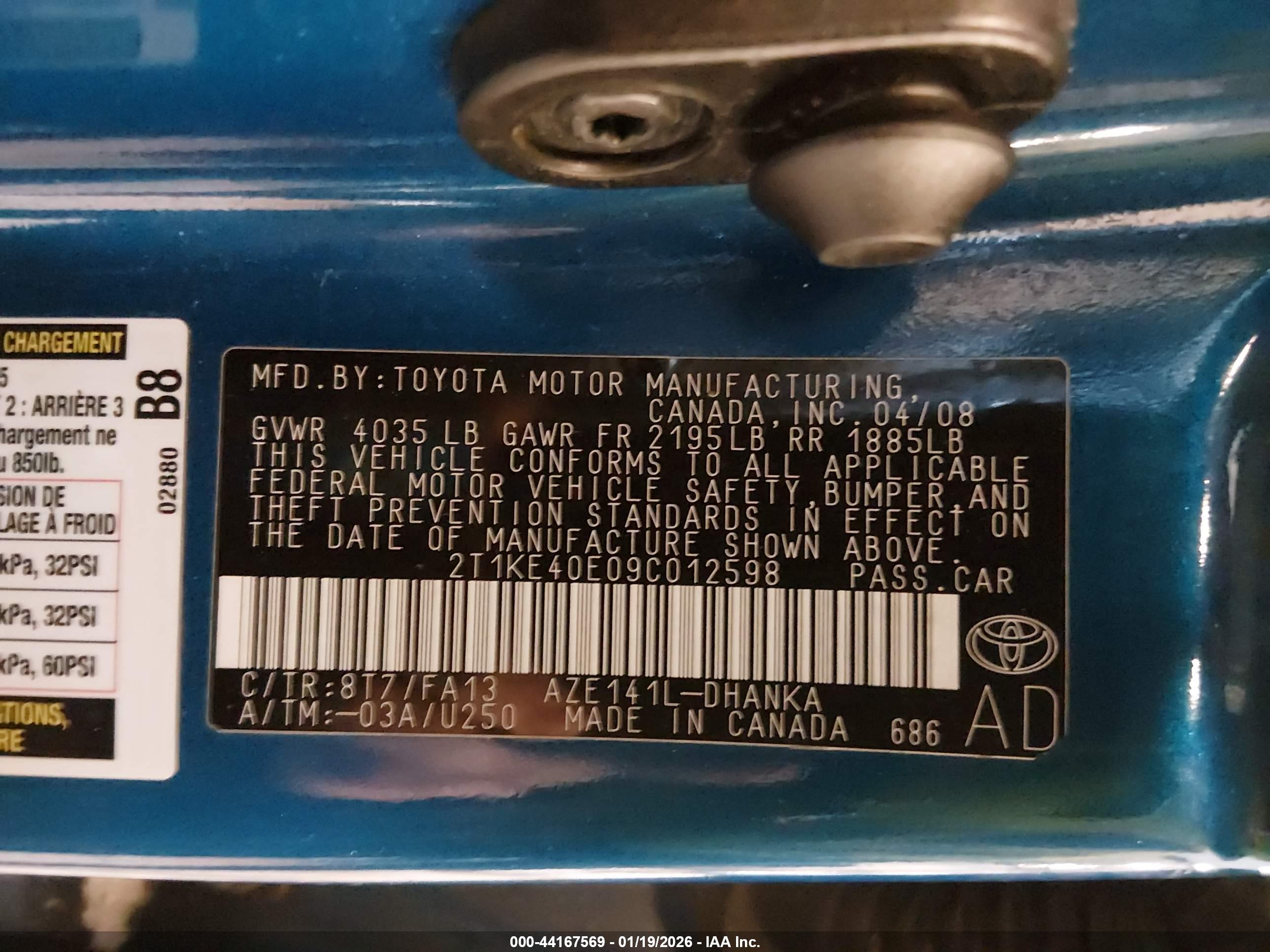 TOYOTA MATRIX image 9