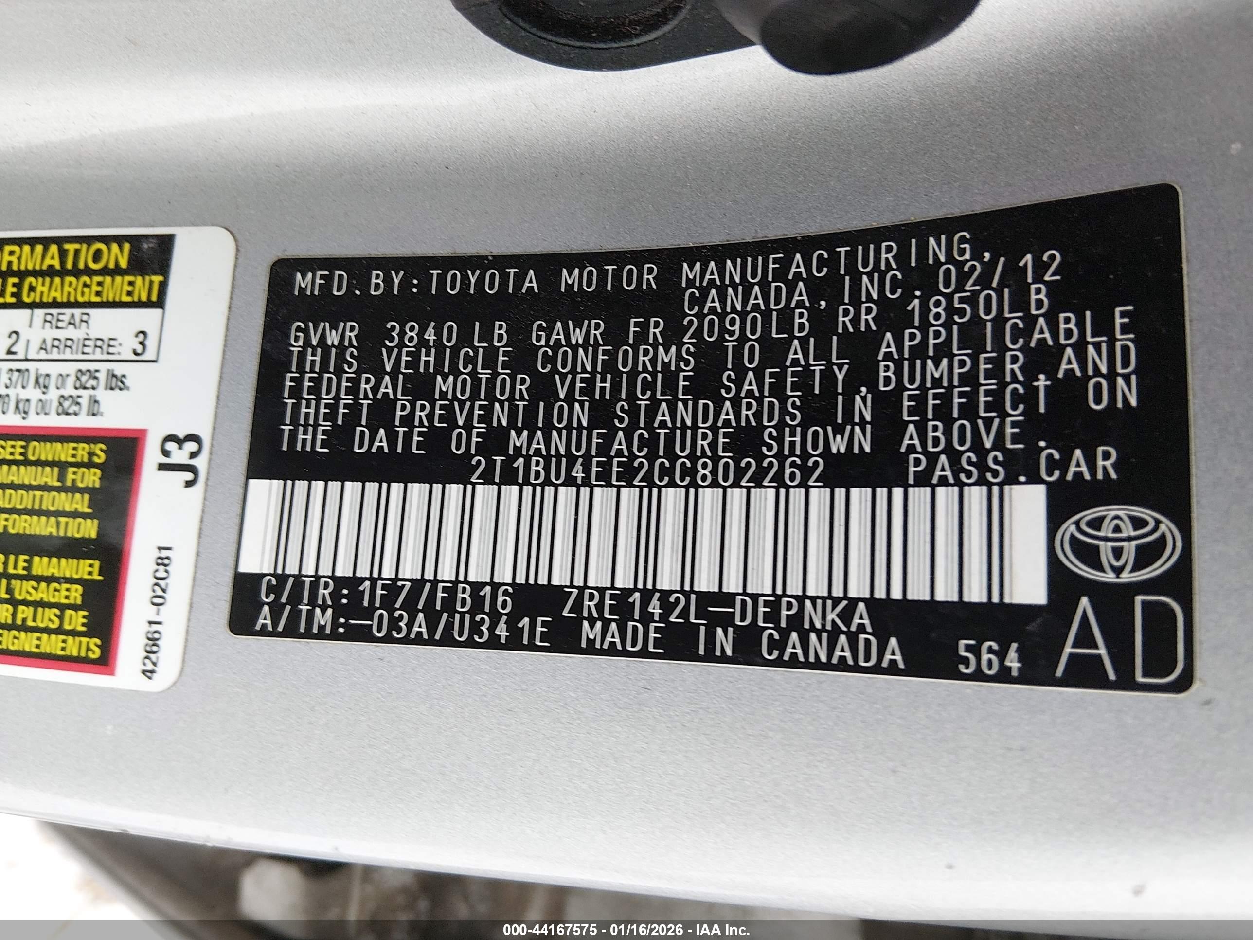 TOYOTA COROLLA image 9