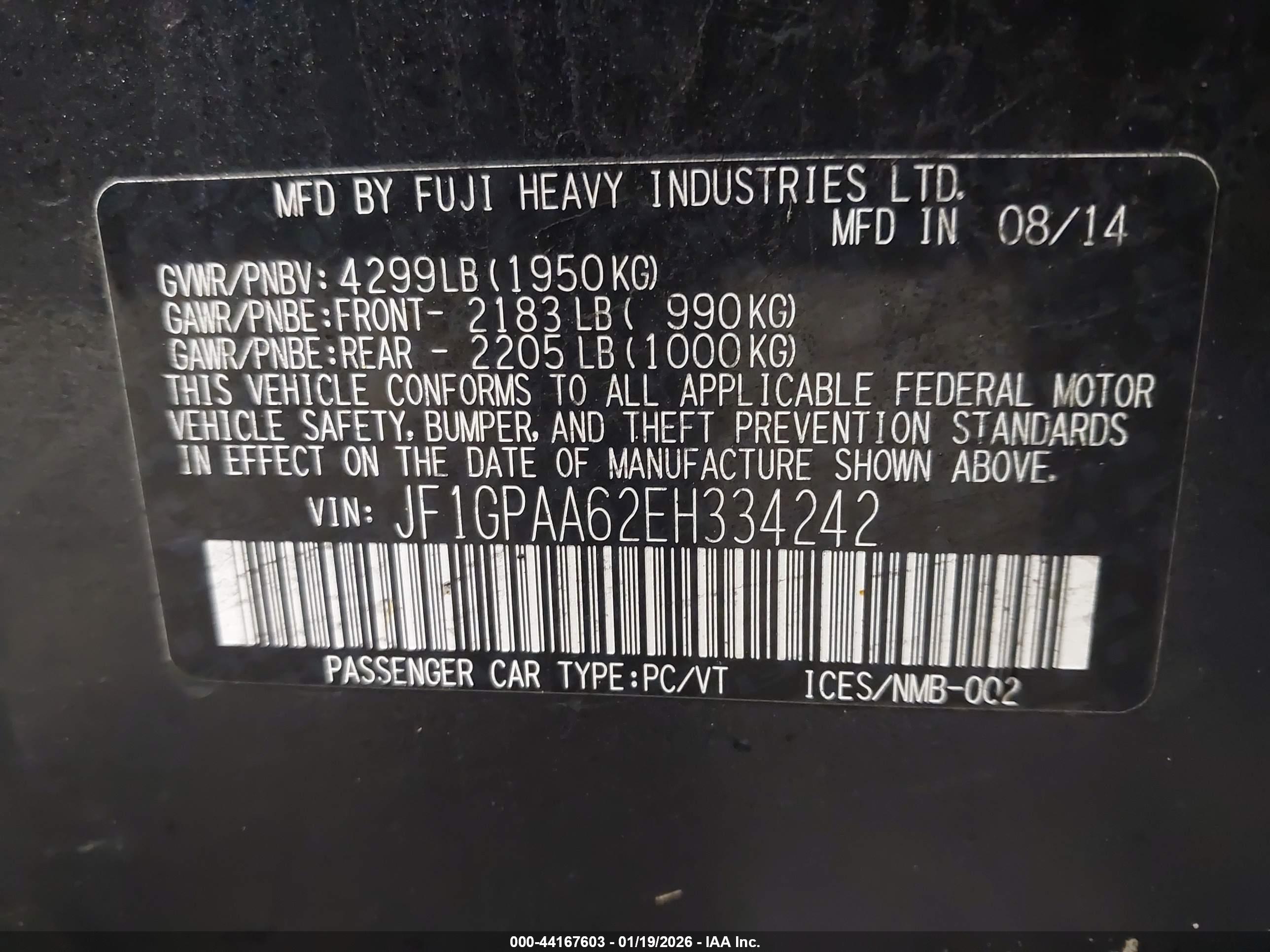 SUBARU IMPREZA image 9