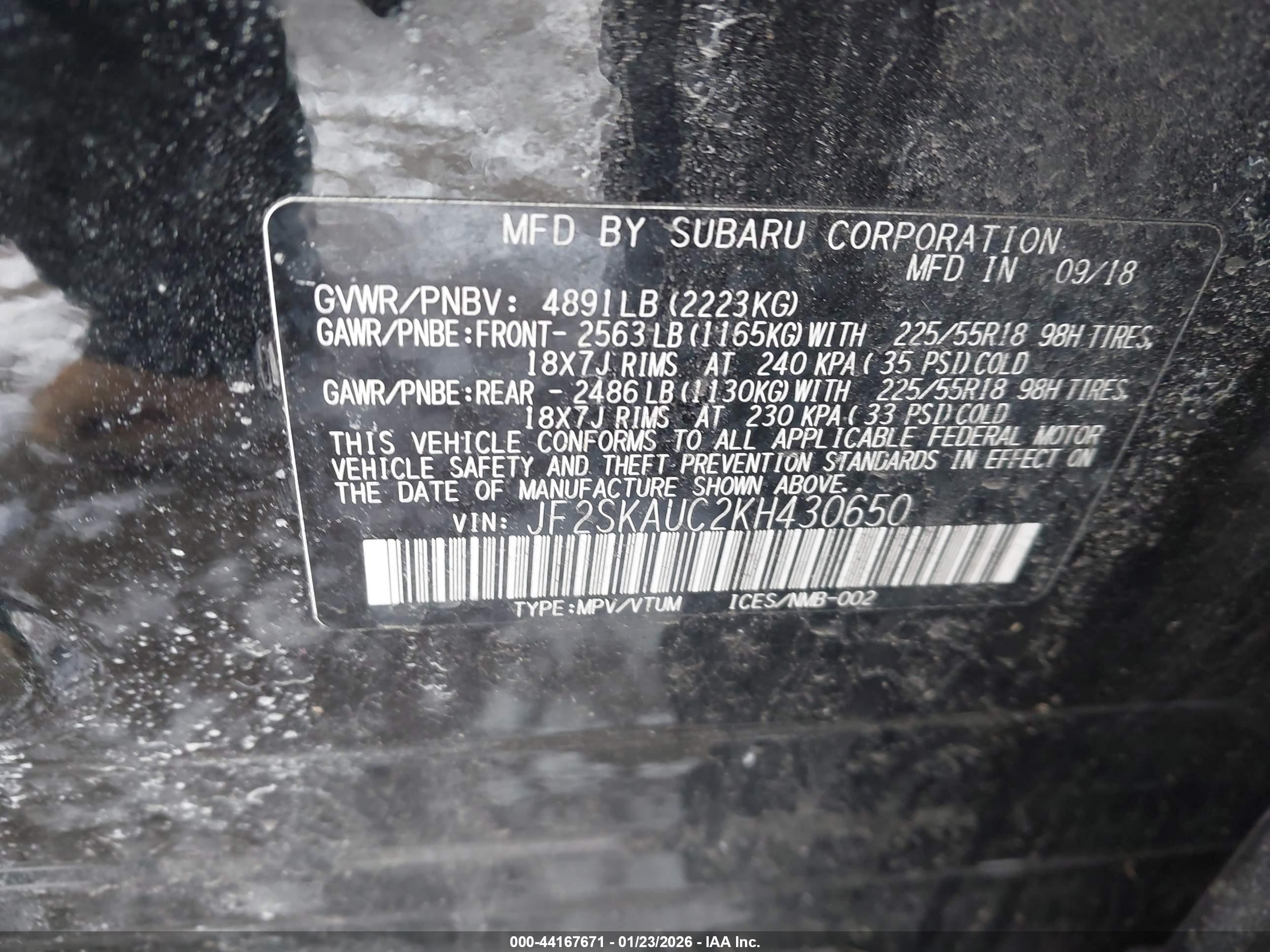 SUBARU FORESTER image 9