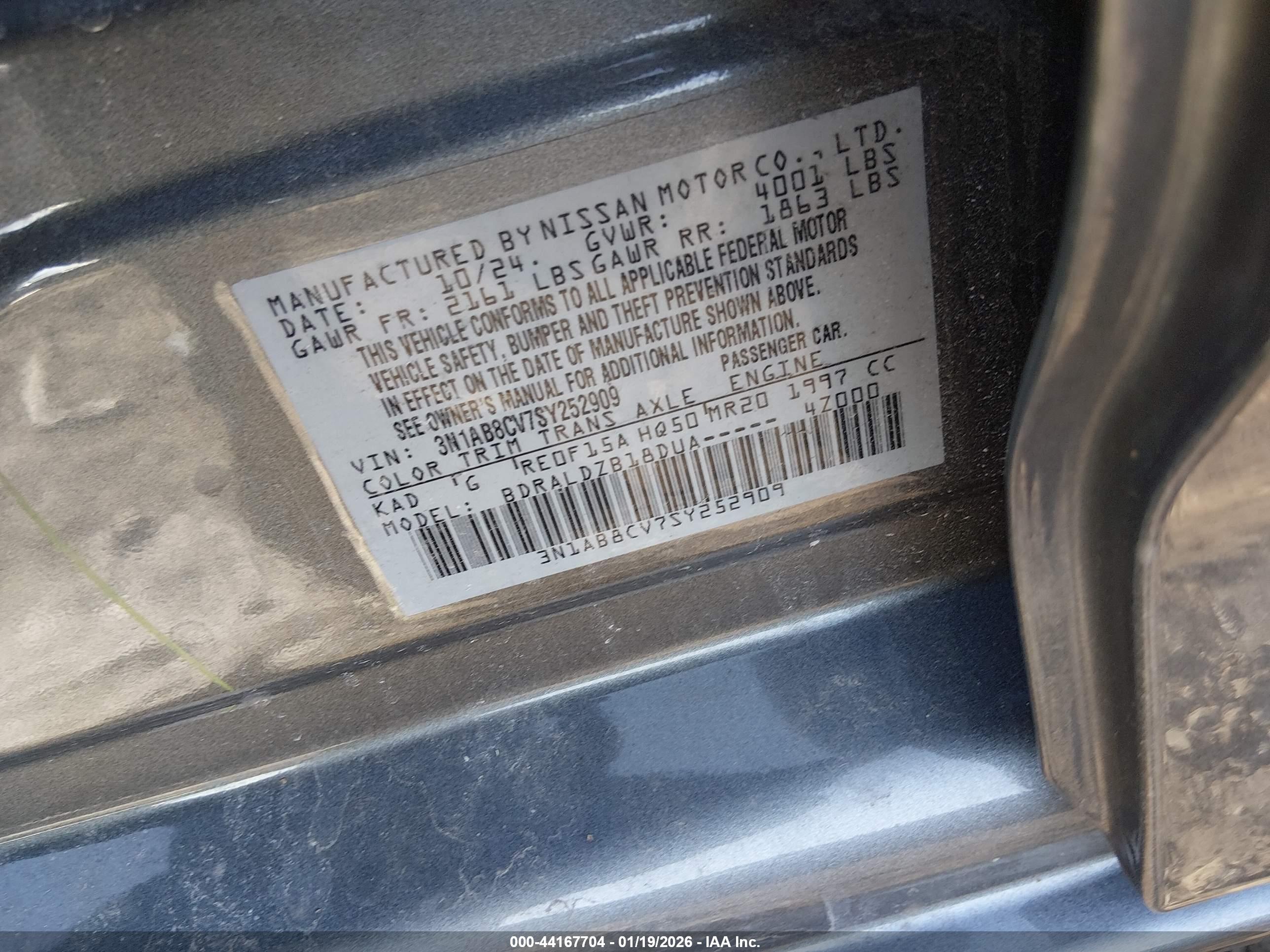 NISSAN SENTRA image 9