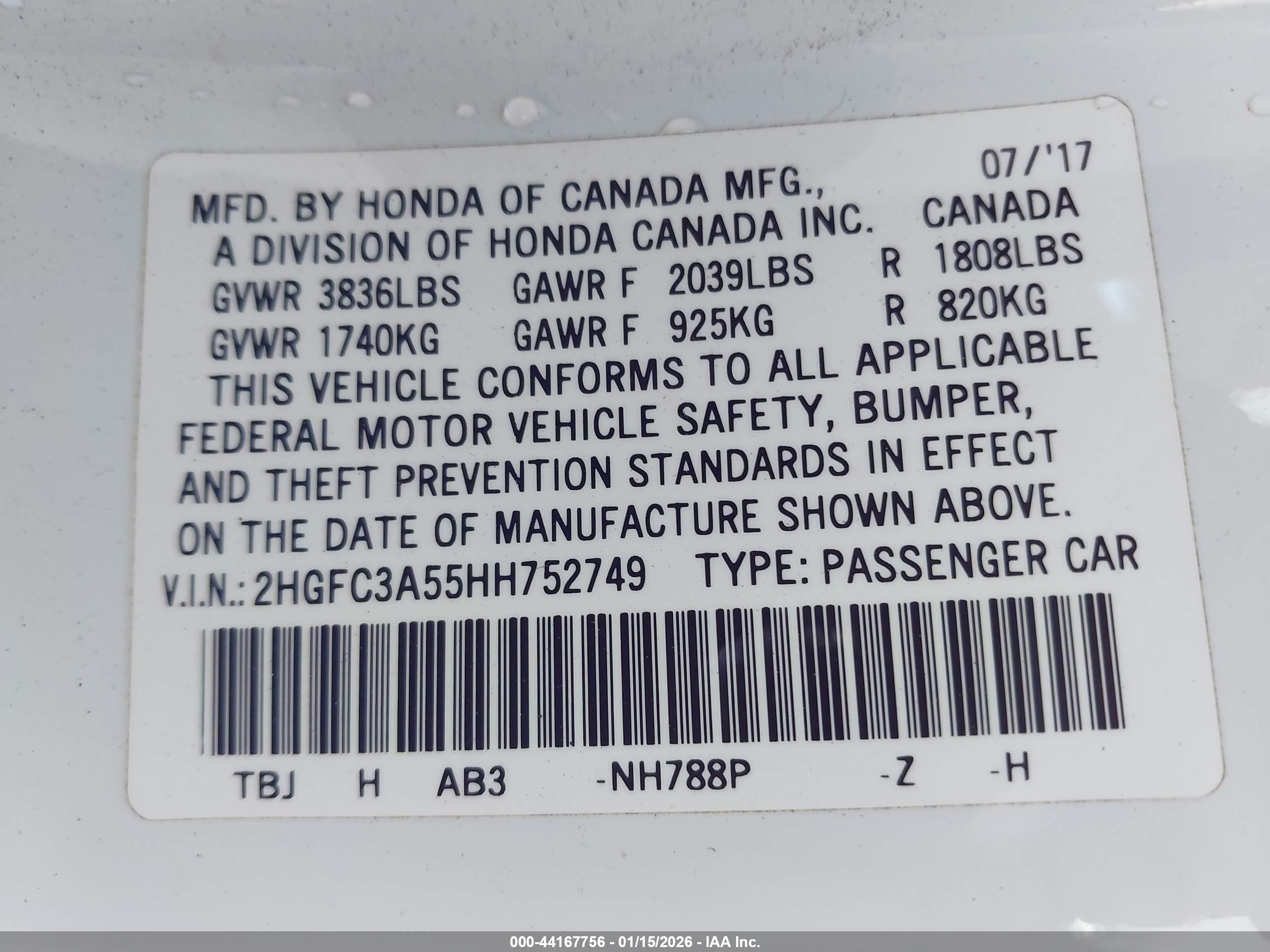 HONDA CIVIC image 9