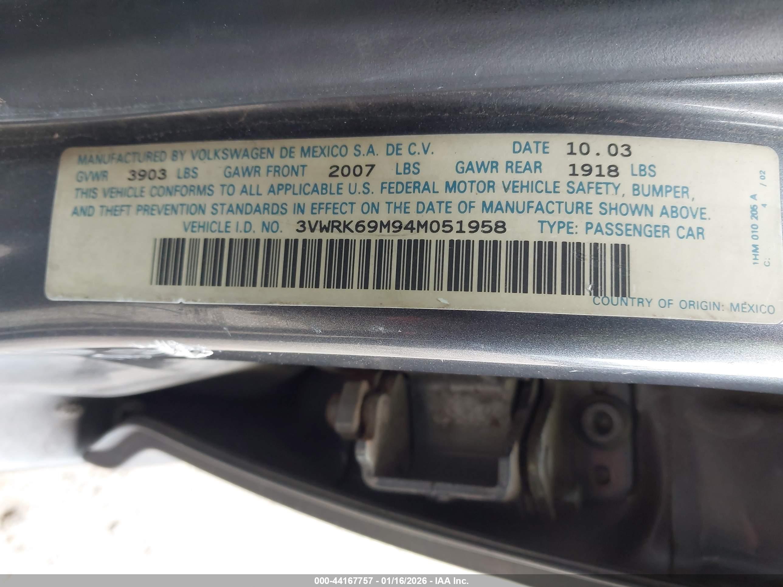 VOLKSWAGEN JETTA image 9