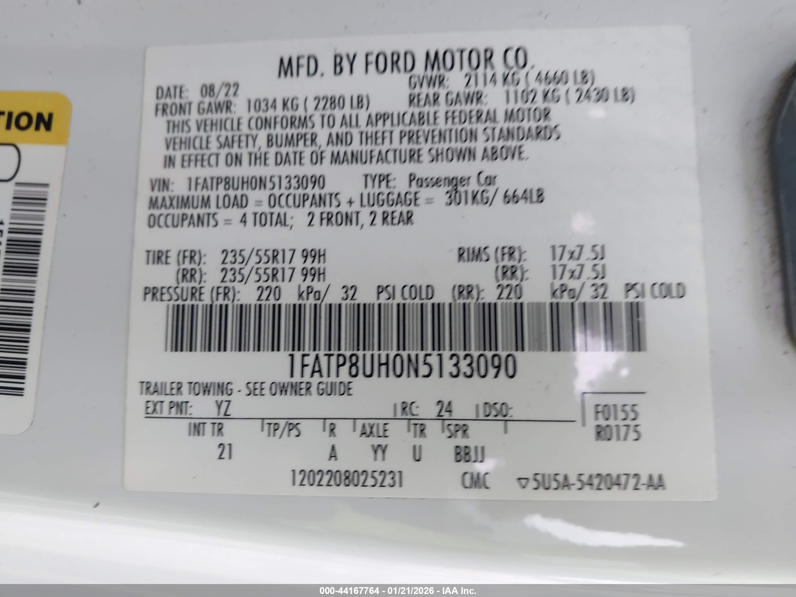 FORD MUSTANG image 9