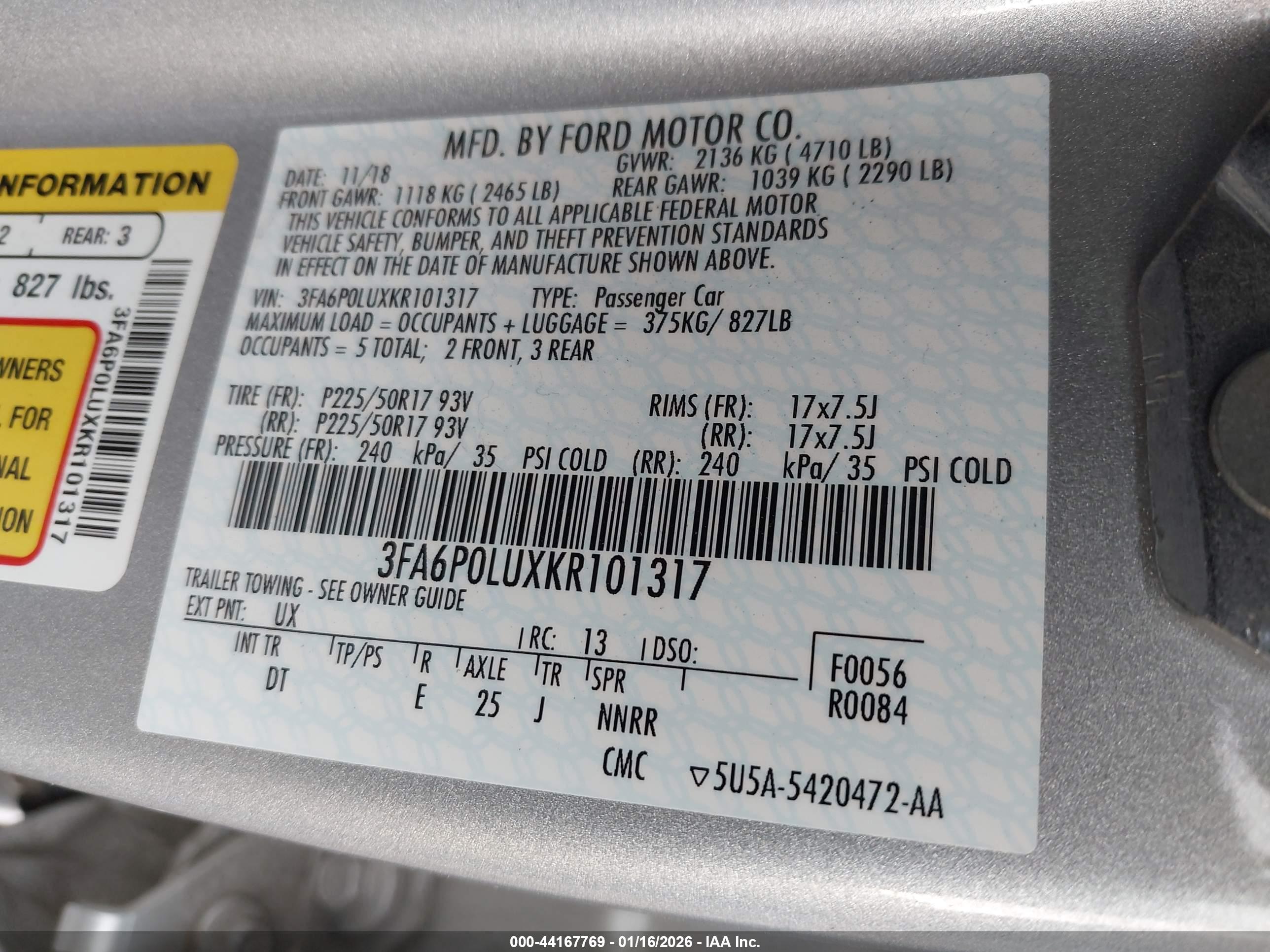FORD FUSION image 9