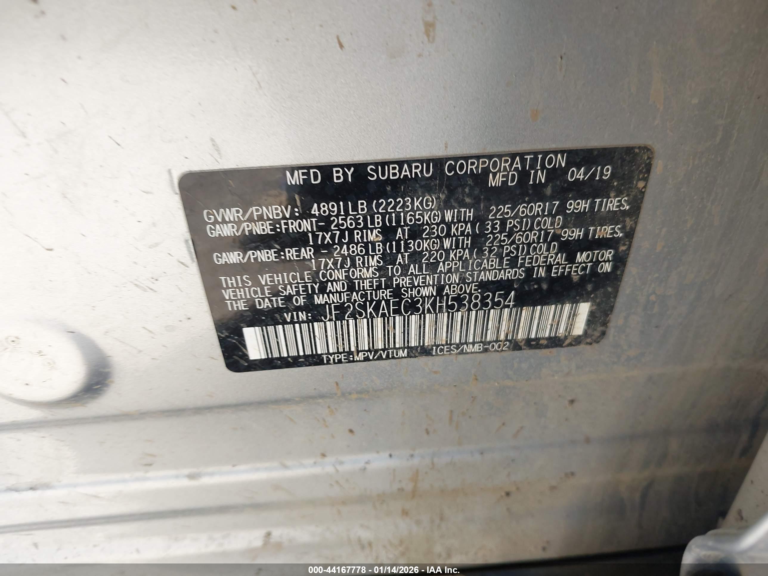 SUBARU FORESTER image 9