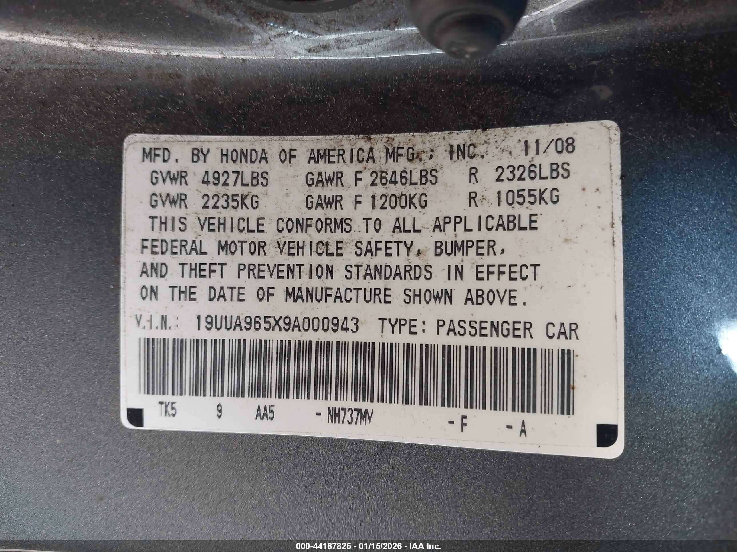 ACURA TL image 9