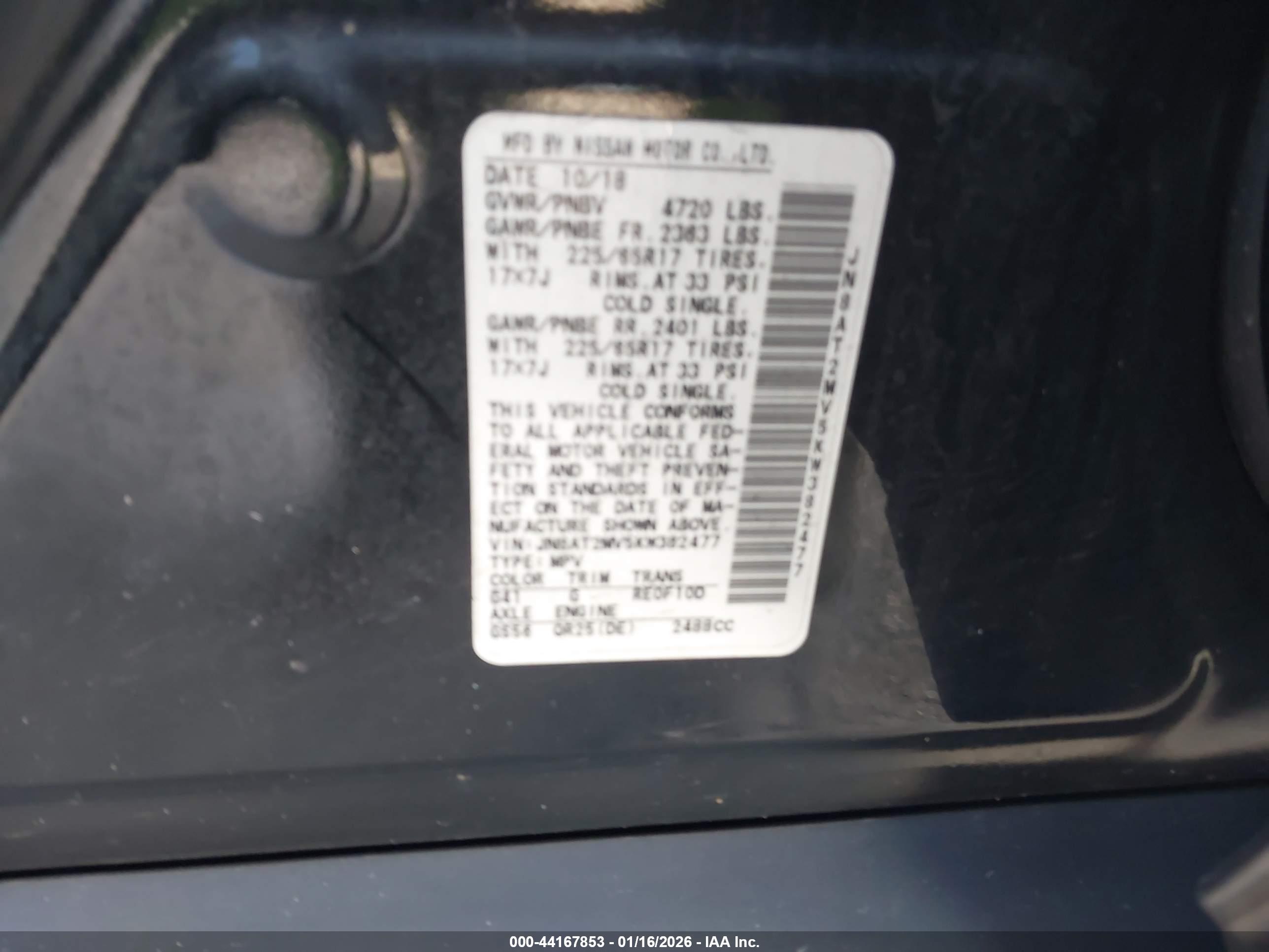 NISSAN ROGUE image 9