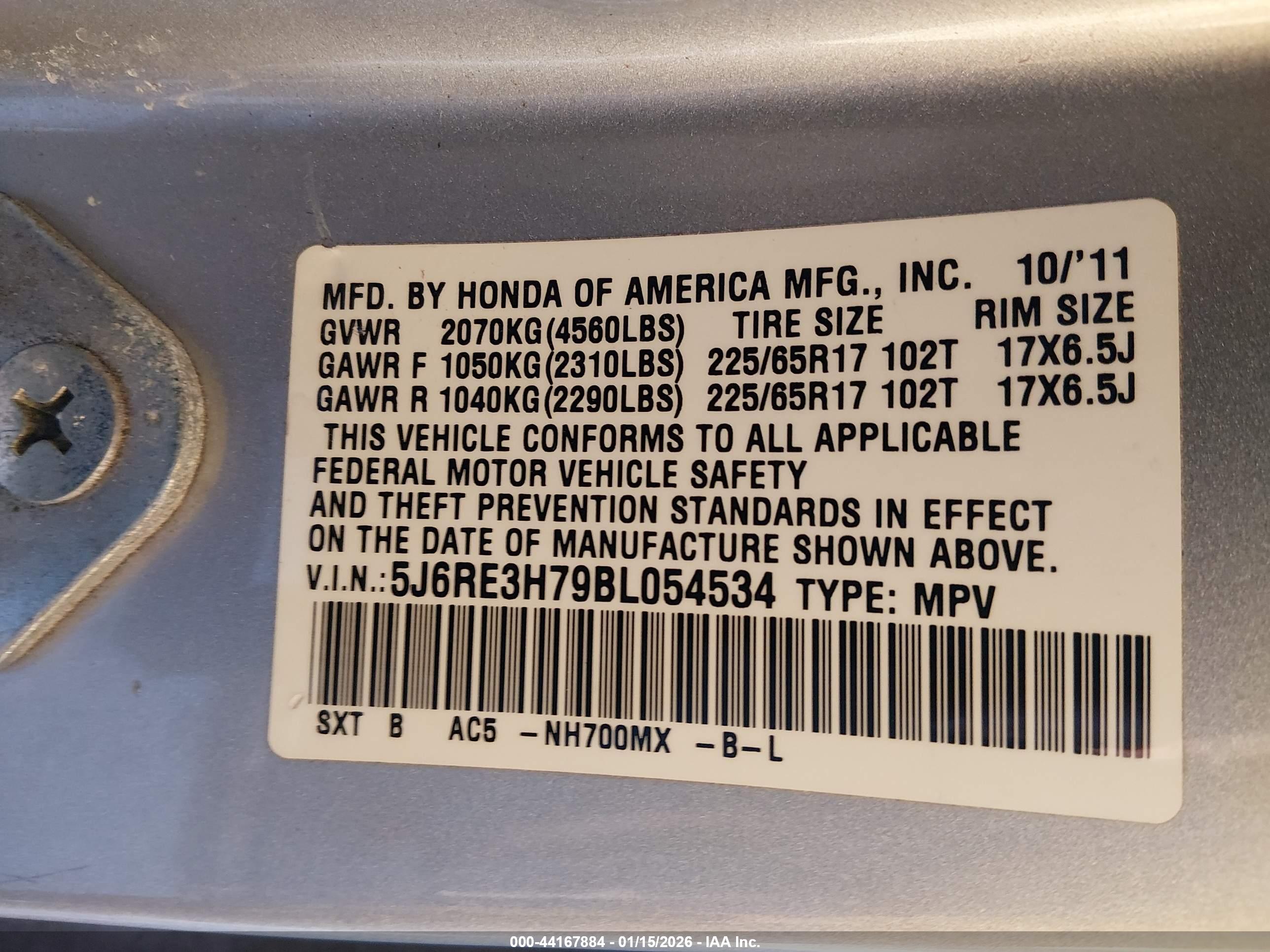 HONDA CR-V image 9